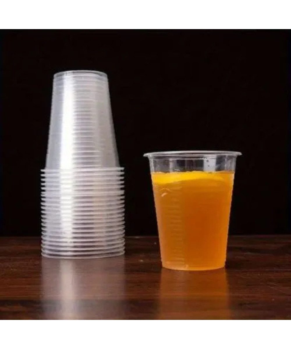 Mehrwegbecher Einweg-Plastikbecher 50Stück, Polypropylene, (packung, 50-tlg., Einweg-Plastikbecher), recycelbar ; multifunktional