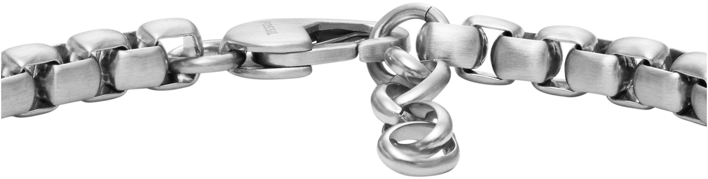 Fossil Bracelet Jewelry Gift Stainless Steel ALL STACKED UP, JF04604040, JF04725040, with Agate or Sodalite