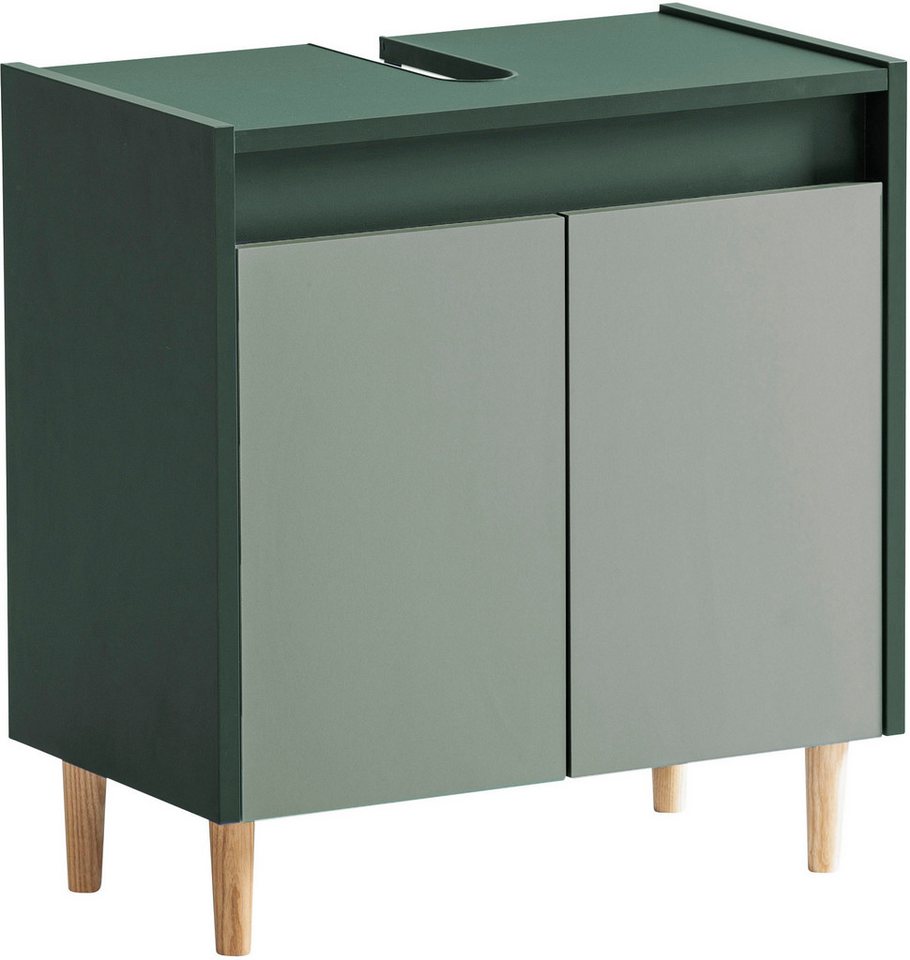 welltime Waschbeckenunterschrank Lovis, Waschbeckenunterschrank, Made in Germany, B: 56 cm Solide Verarbeitung - Dieses Produkt ist in Deutschland gefertigt