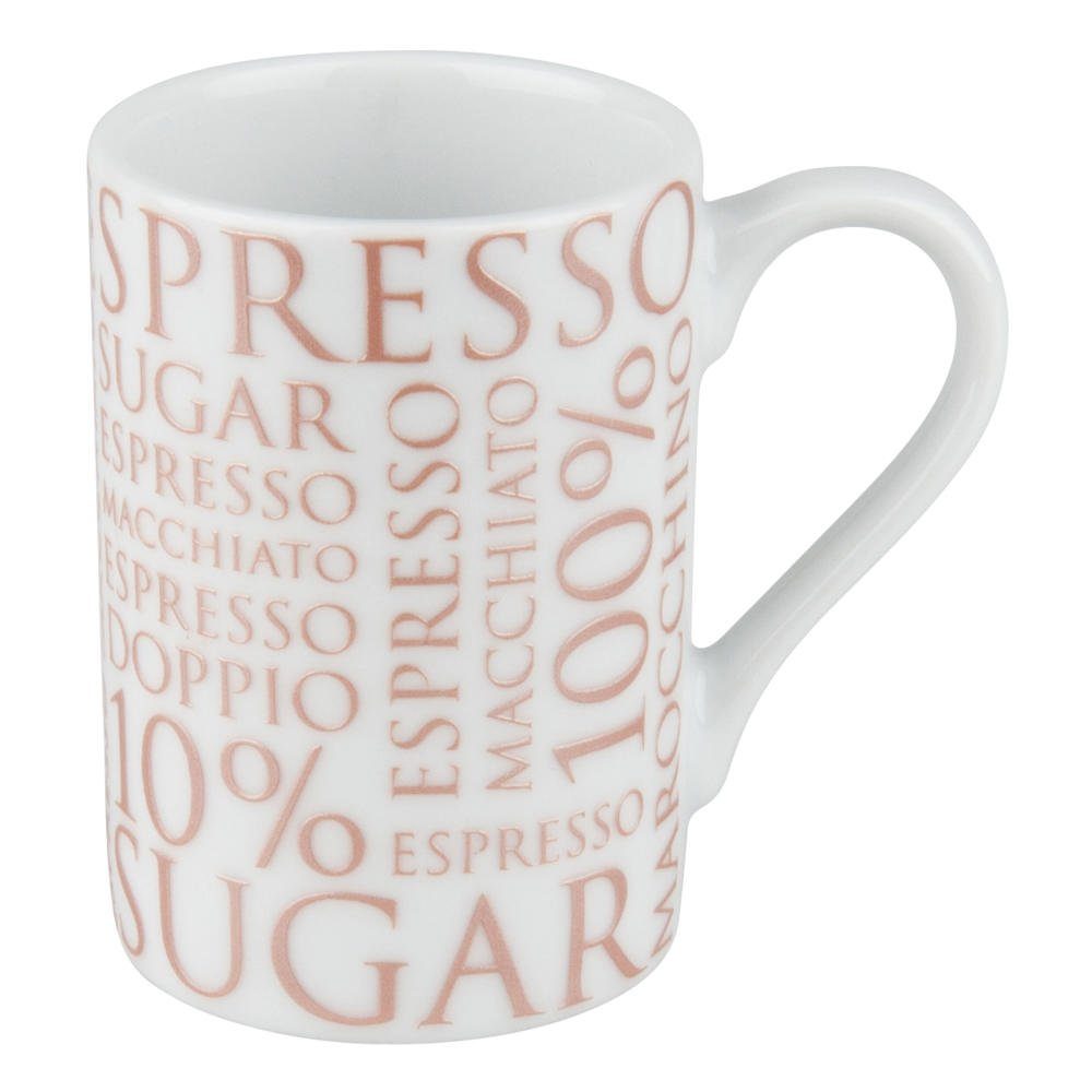 Minipresso Porzellan 100% Coffee 90 Rosé Könitz Espressotasse ml, White