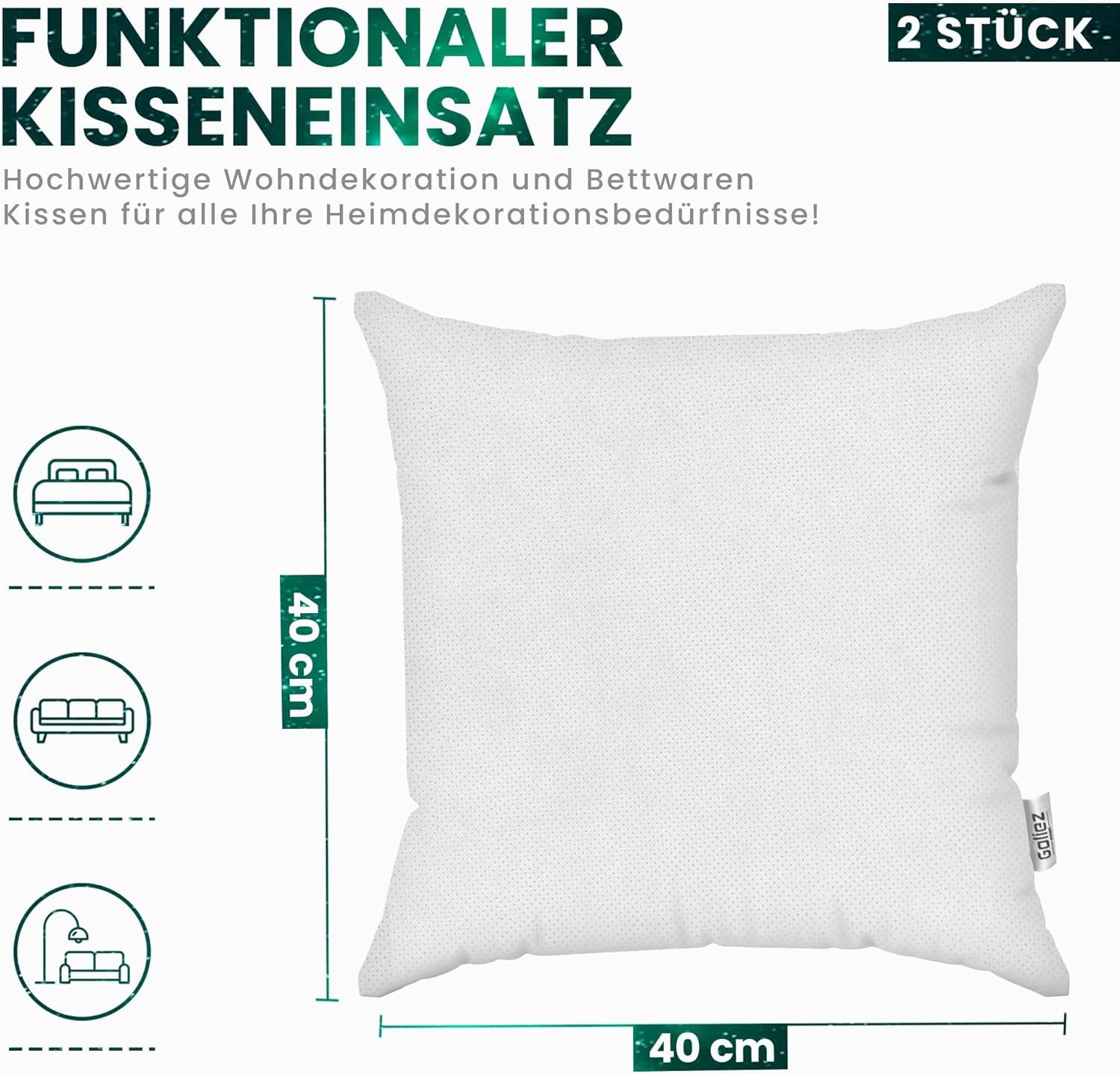 Goliez Kopfkissen Kissenfüllung 2er Set Kopfkissen günstig online kaufen
