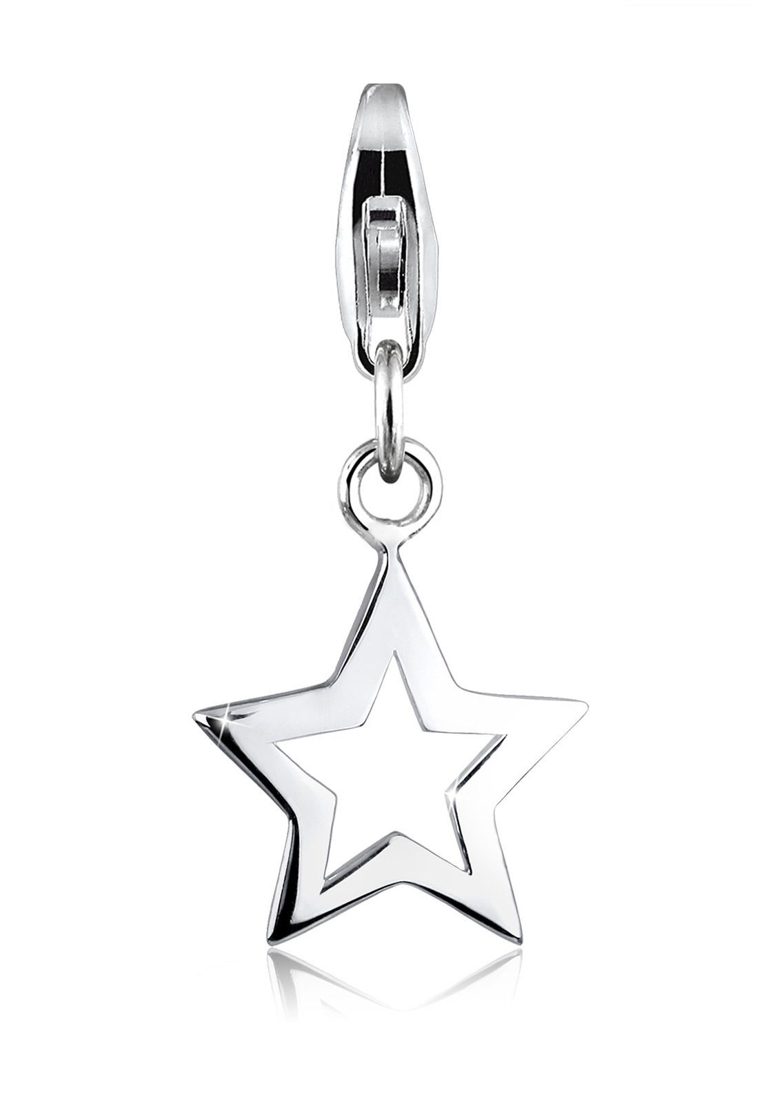 Elli Charm-Einhänger Stern Astro Star Gestirne 925 Sterling Silber, Sterne