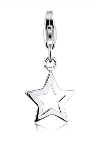 Elli Charm-Einhänger »Stern Astro Star Gestirne 925 Sterling Silber«