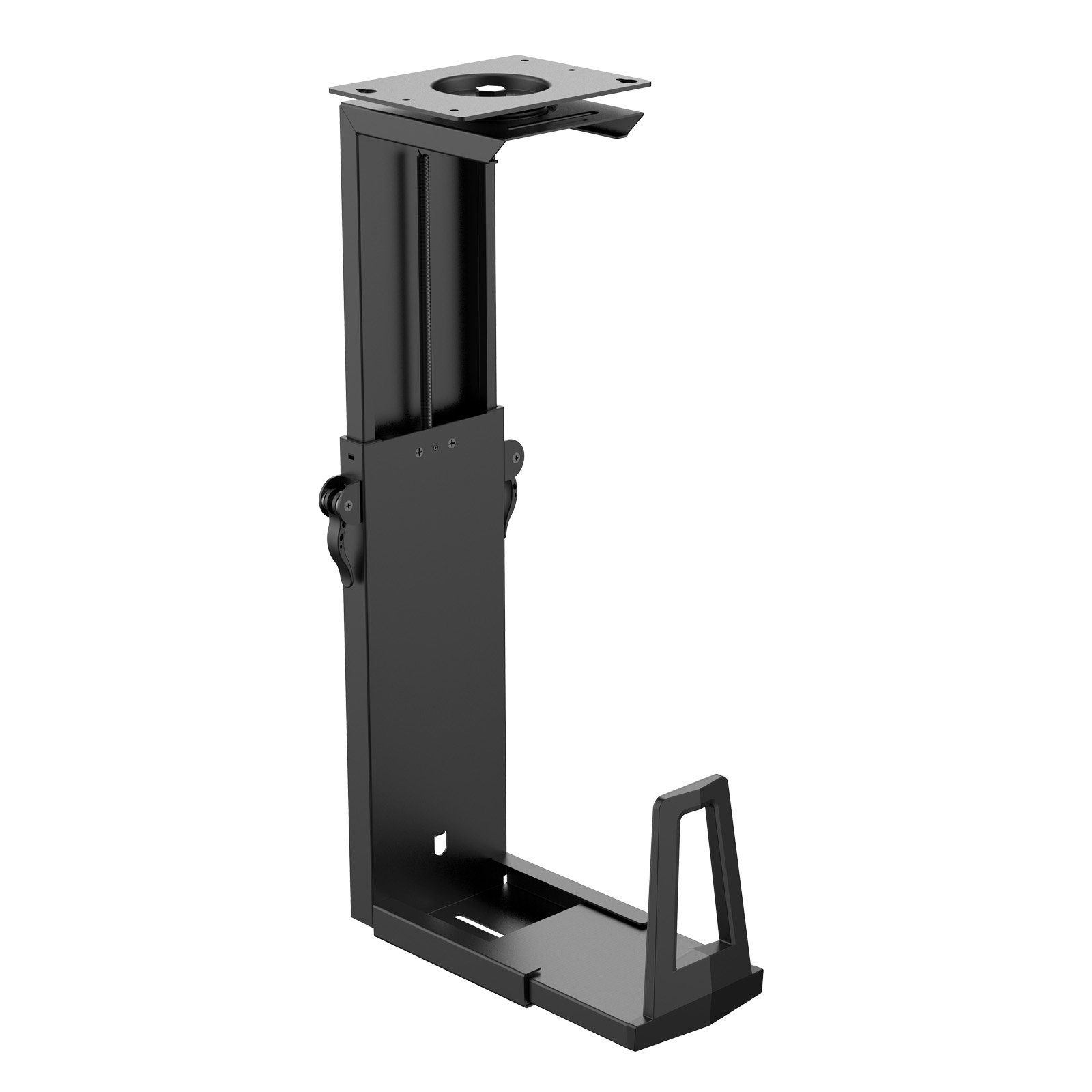 CAVO Halterung Desktop PC-Halterung CH-GAME-360 drehbar um 360° verstellbar, (für Computer bis 247 x 550 mm und 15 kg Gewicht, schwarz)