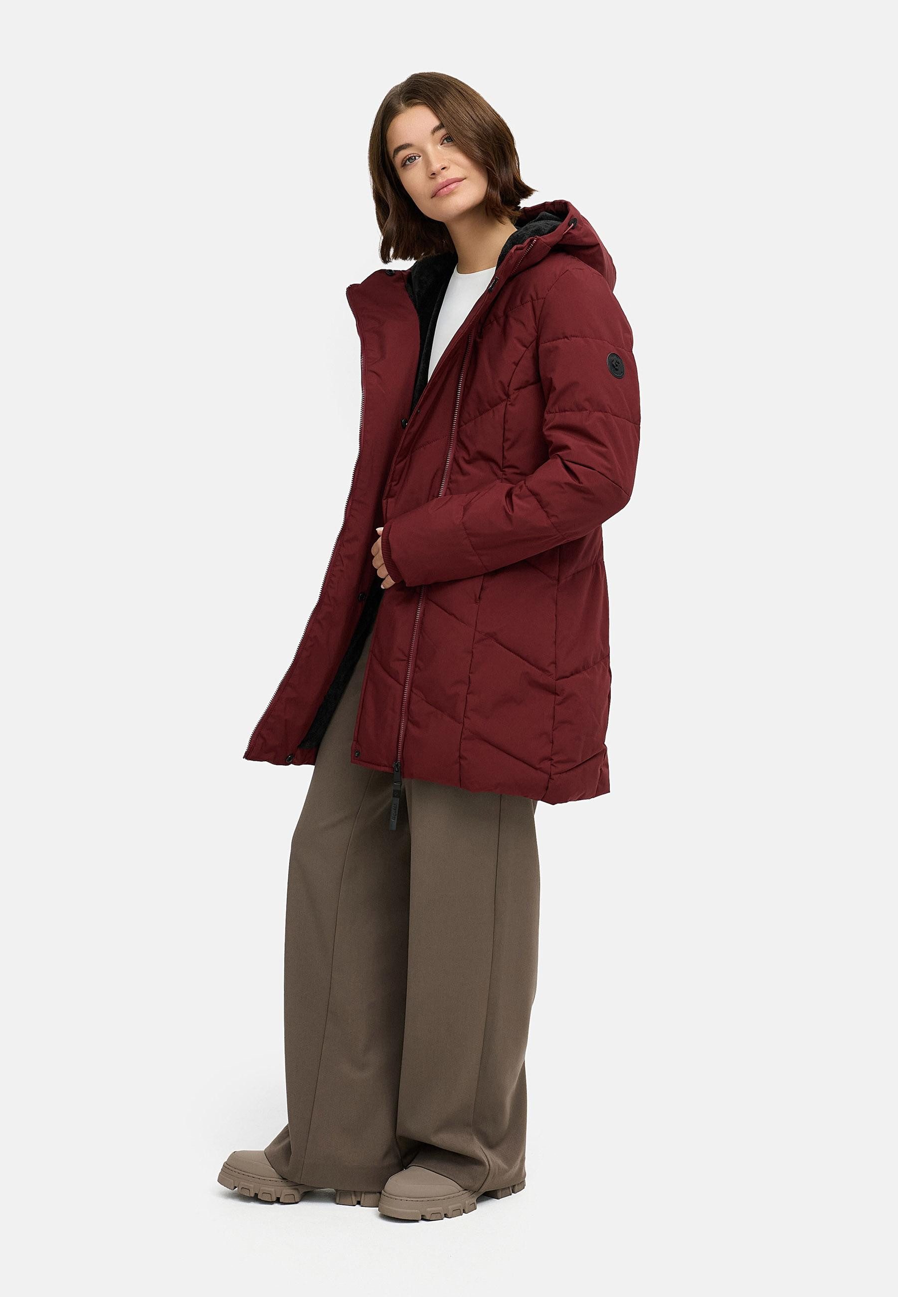 Ragwear Steppmantel Pevilla YOUMODO Wasserdichter Damen Winter gesteppter Kurzmantel