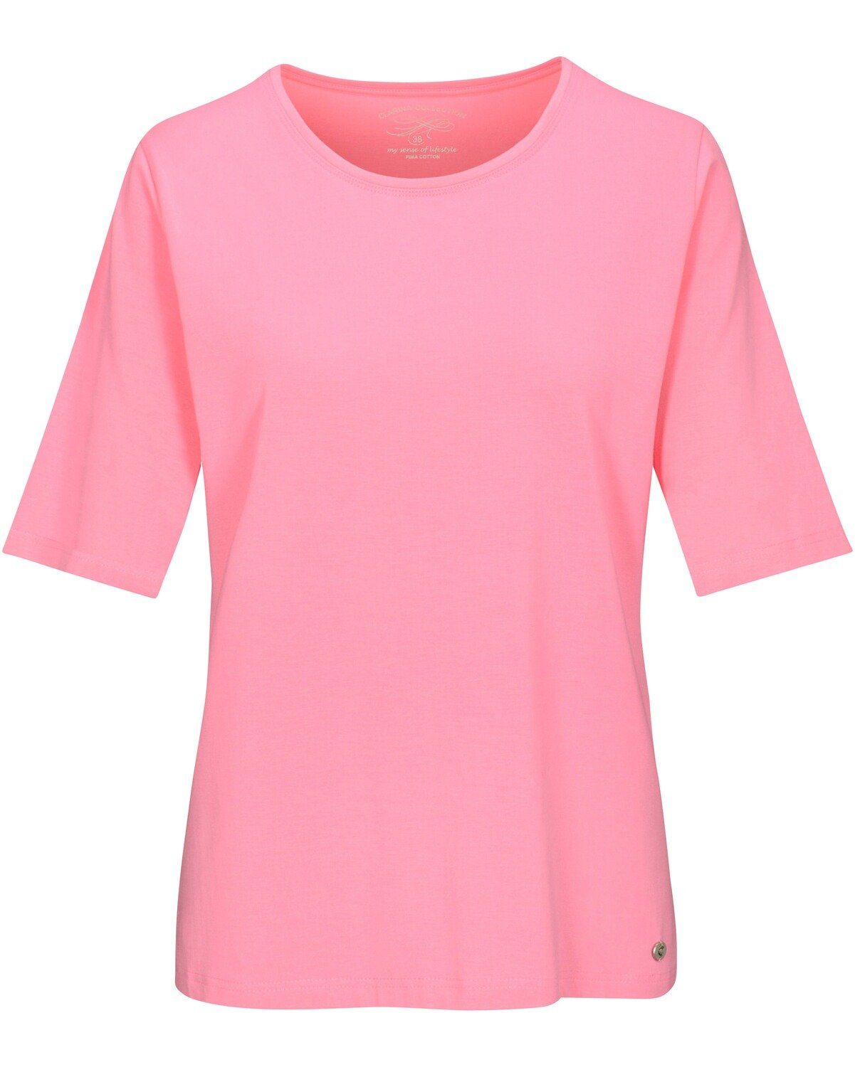 Pink Halbarm-Shirt T-Shirt Clarina