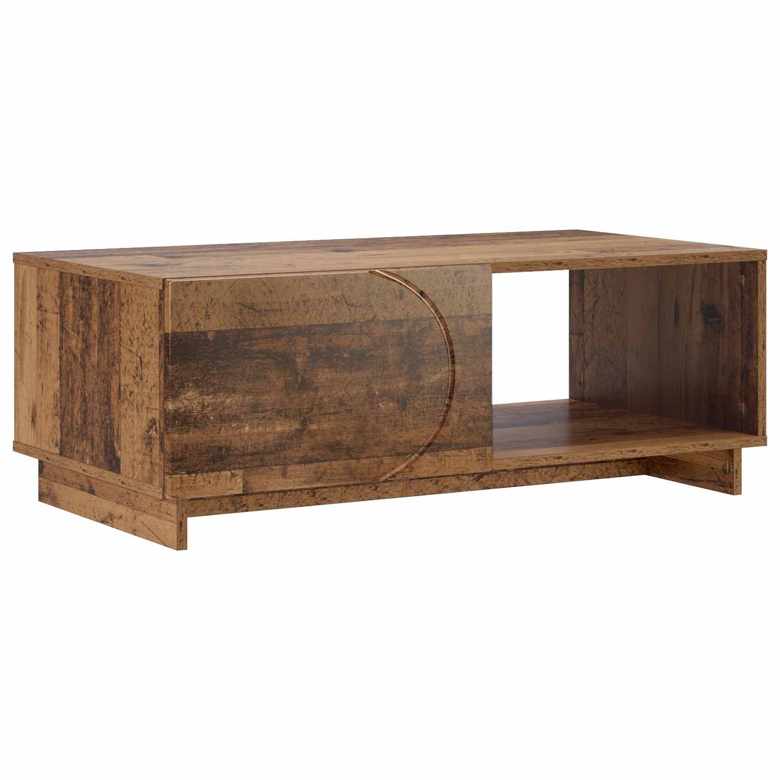 vidaXL Couchtisch Couchtisch Altholz 95 x 50,5 x 35 cm Holzwerkstoff (1-St)