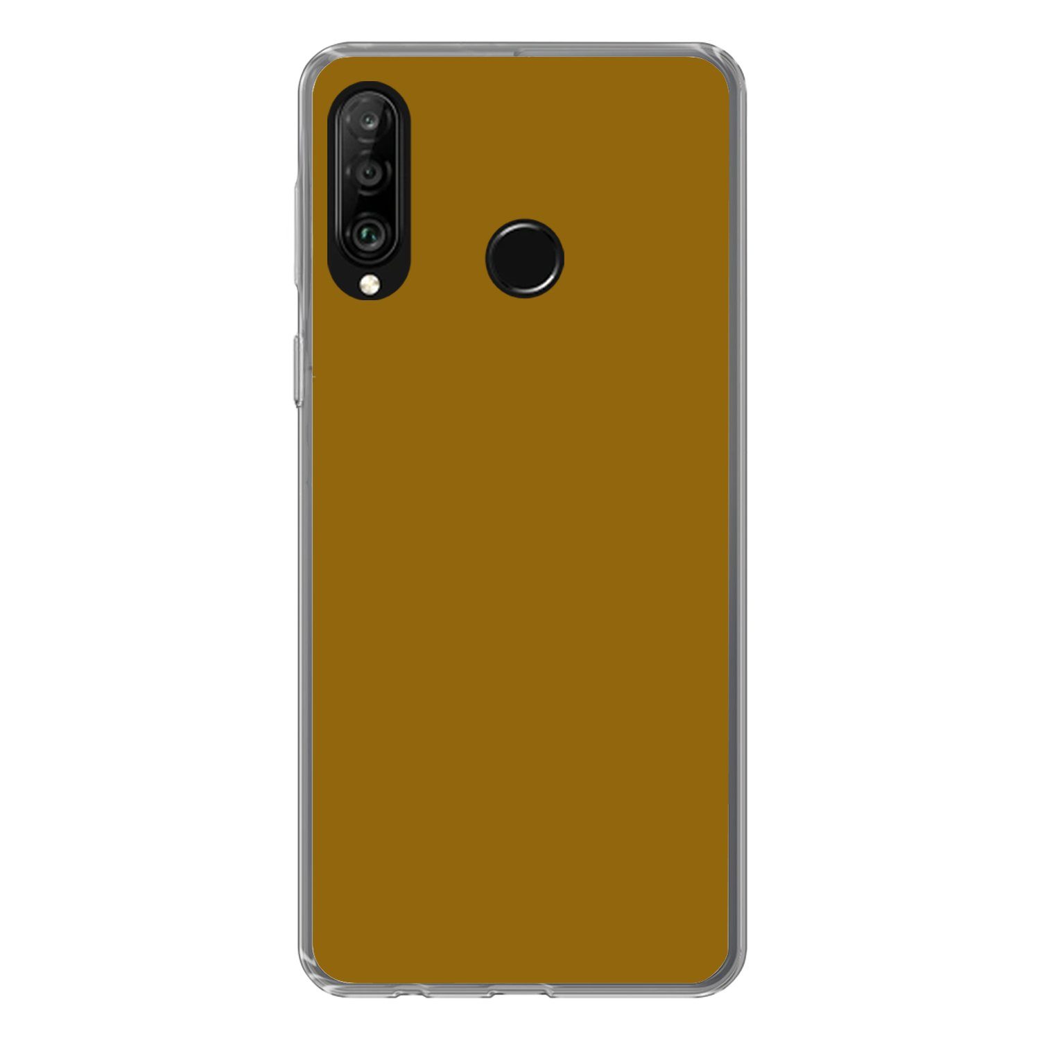 Handyhülle für Huawei P30 Lite Gold - Luxus - Interieur