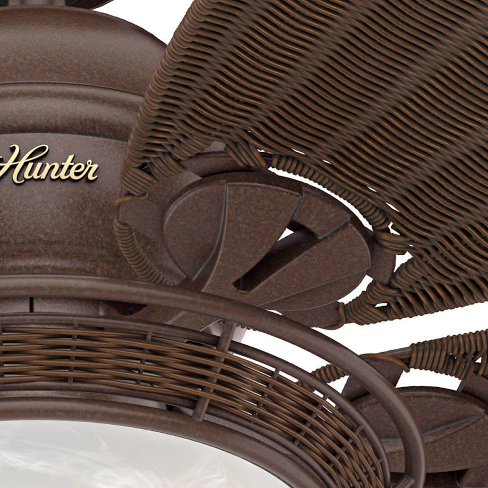 137cm Caribbean Bronze Hunter Verwitterte Deckenventilator Breeze,