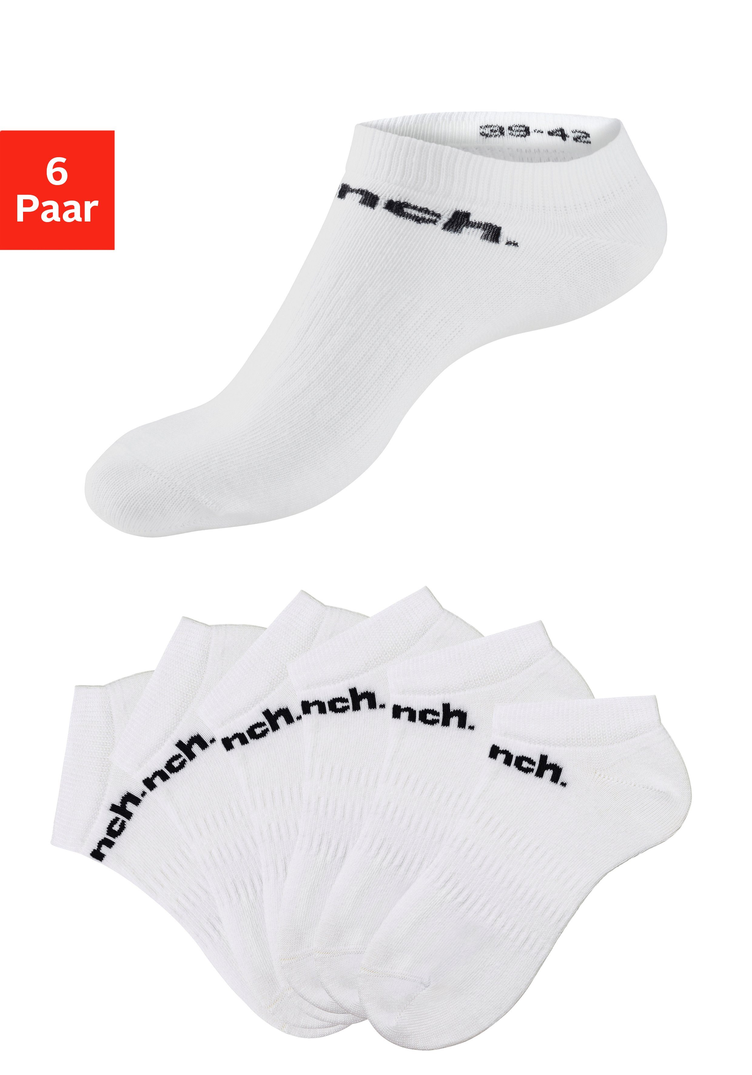 Bench. Sportsocken (Set, 6-Paar) Sneakersocken mit klassischem Logoschriftzug