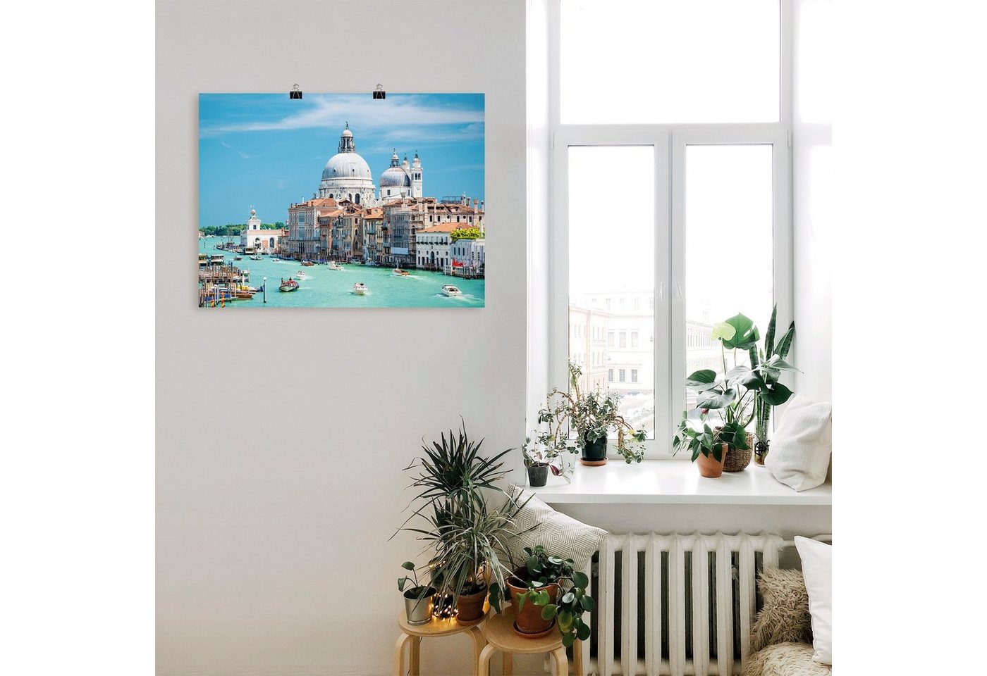 Artland Wandbild »Venedig«, Italien (1 Stück), in vielen Größen & Produktarten - Alubild / Outdoorbild für den Außenbereich, Leinwandbild, Poster, Wandaufkleber / Wandtattoo auch für Badezimmer geeignet-kaufen