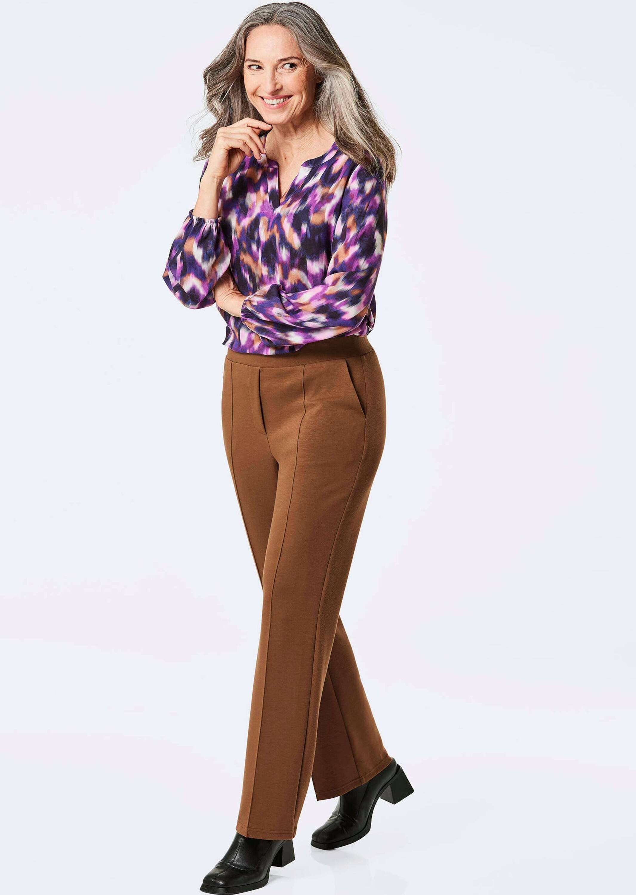 GOLDNER Stoffhose Kurzgröße: Jerseyhose VERA mit günstig online kaufen