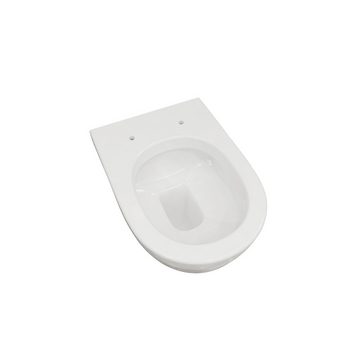duschspa Dusch-WC Hänge WC mit Soft Close Toilette Einfach Sitz Wand Wc Spülrandlos Weiß