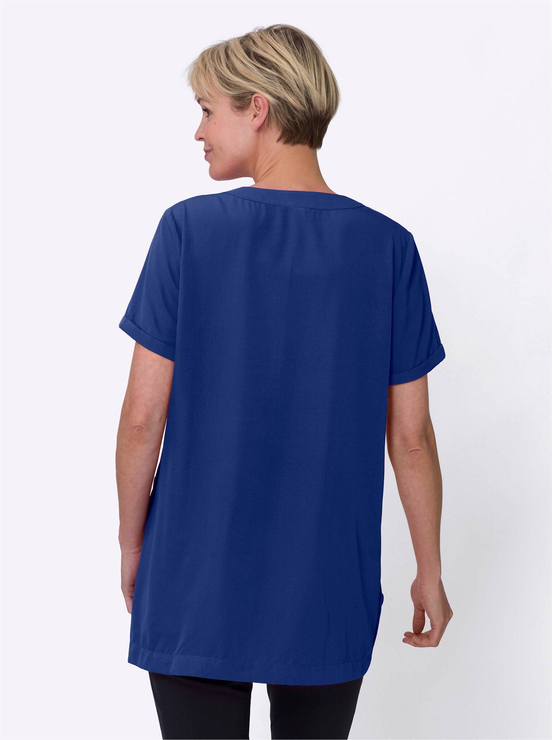 Sieh an! Klassische Bluse Longbluse günstig online kaufen