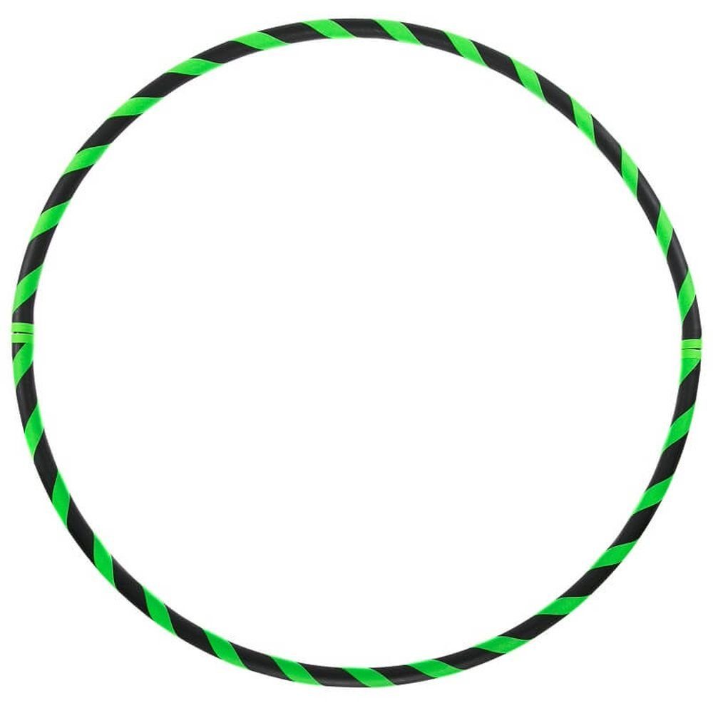 Hoopomania Hula-Hoop-Reifen Faltbarer Anfänger Hula Hoop Reifen, Neon-Grün Ø105cm