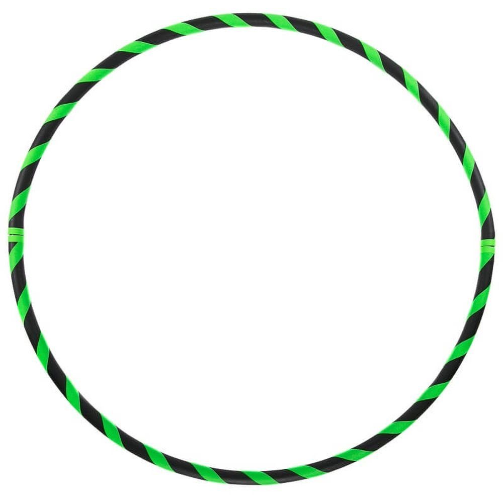 Hoopomania Hula-Hoop-Reifen Faltbarer Anfänger Hula Hoop Reifen, Neon-Grün Ø90cm