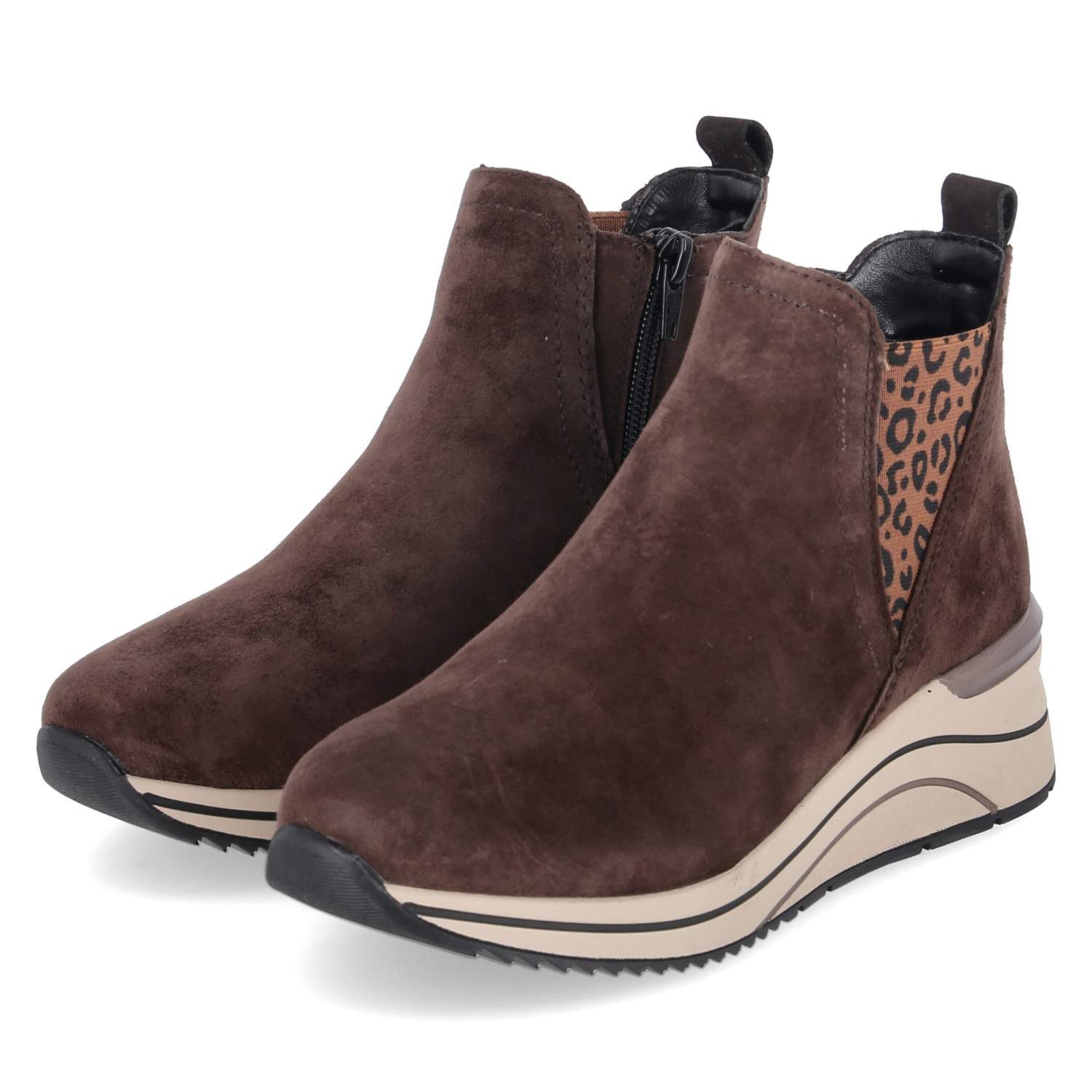 Remonte Remonte D0T75-25 Damen Rauleder brown Schlupfstiefel