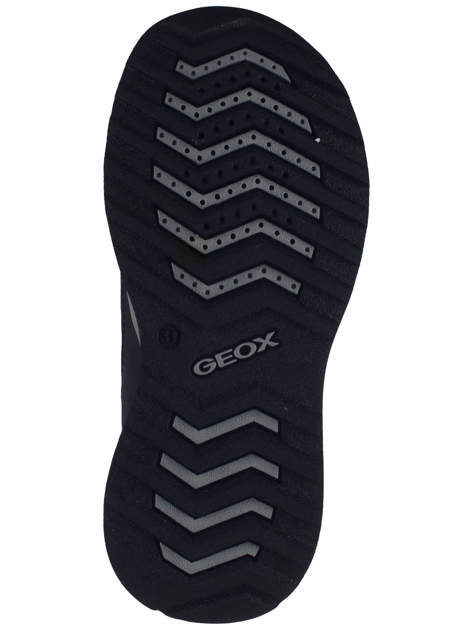 Geox Stiefelette Lederimitat/Textil . Schnürstiefelette