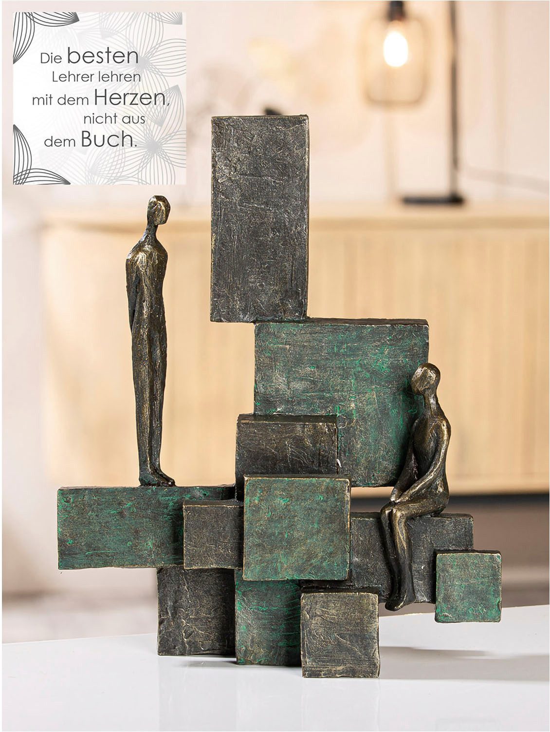 Casablanca by Gilde Dekofigur Skulptur "Teaching" günstig online kaufen