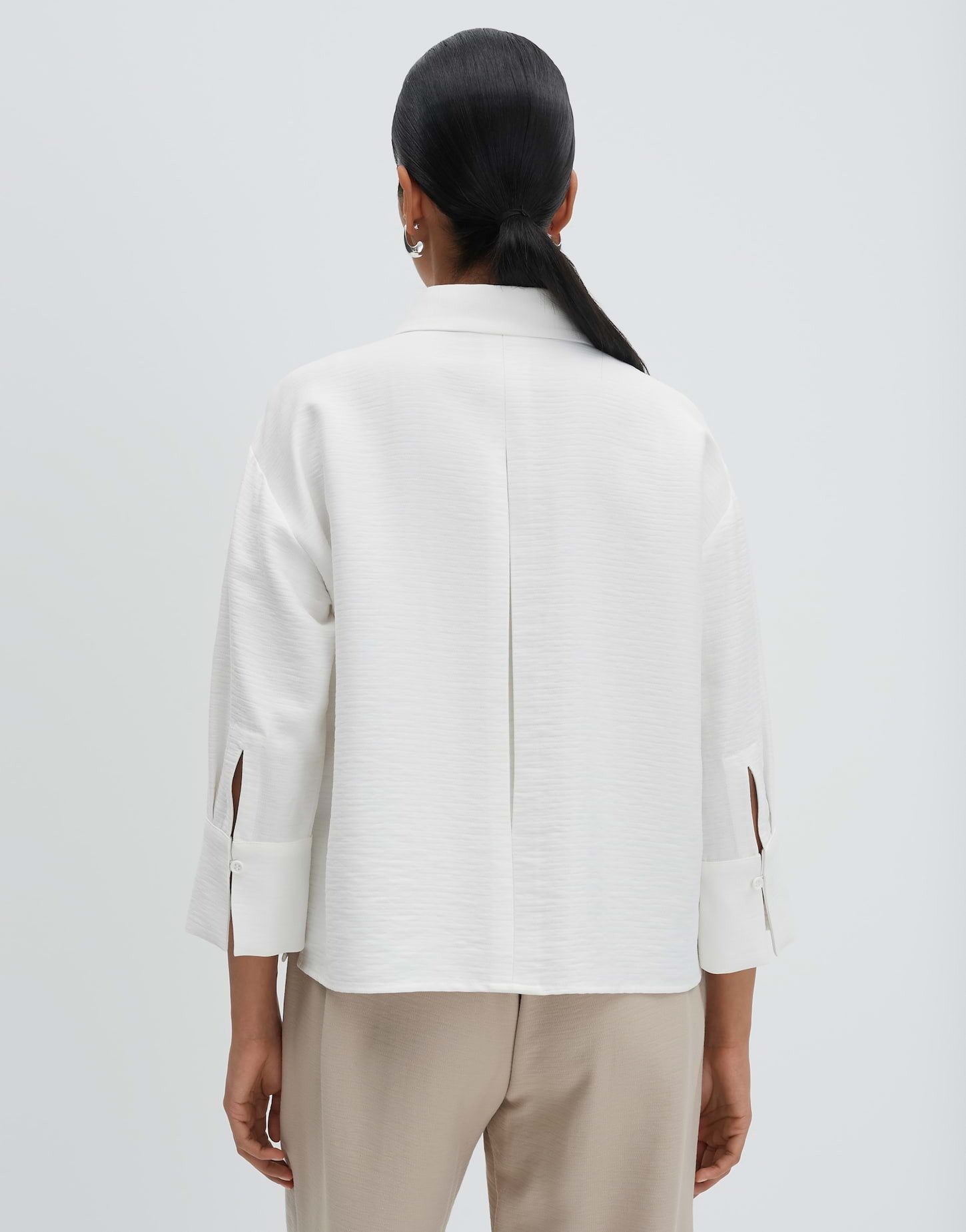 someday Hemdbluse Zuvia Weite Passform, aufgesetzte Taschen vorne mit Bewegungsfalten
