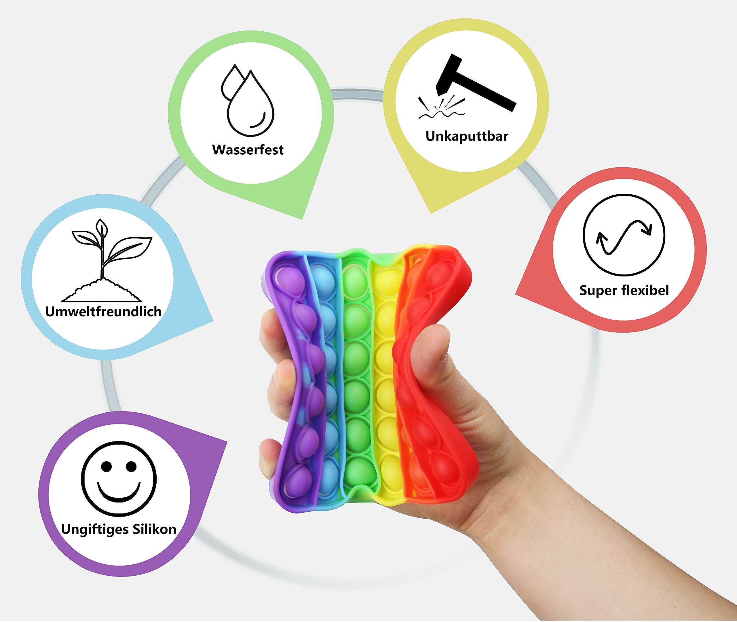 Frentree Lernspielzeug Push Pop Anti-Stress, Spielzeug, Fidget Toy für Kind günstig online kaufen