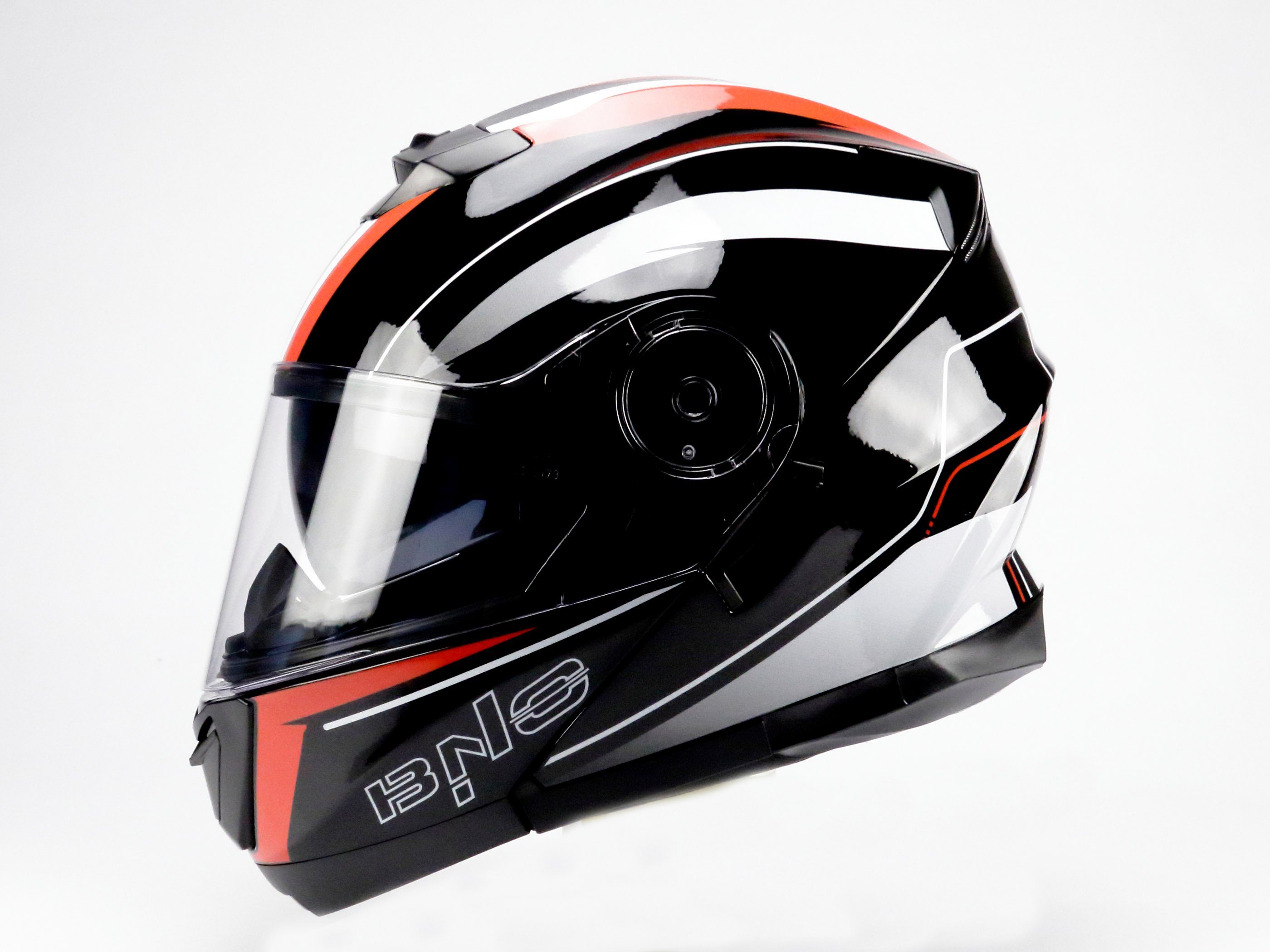 BNO Motorradhelm BNO Flip-Up 2 Integralhelm. Klapphelm mit integrierter Sonnebrille, sehr leicht, Klapphelm, mit Sonnenbrille, Flip-Up Helm, volle ECE-Prüfung