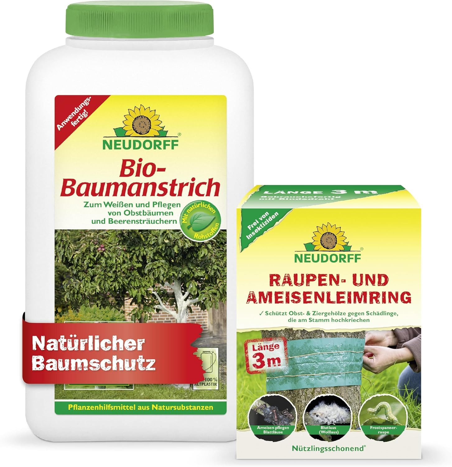 Neudorff Baum-Wundverschluss Baumschutz-Set 2-in-1