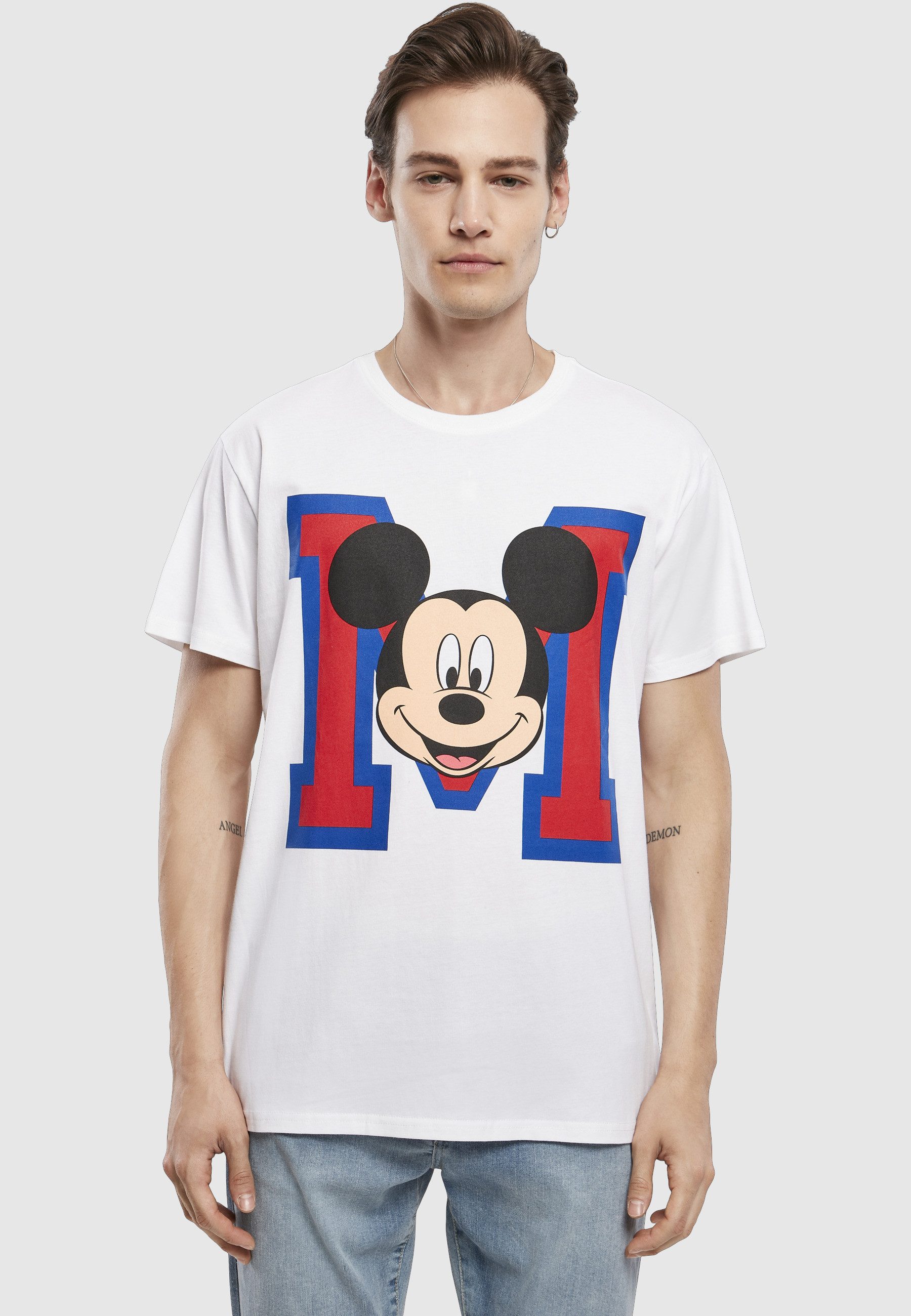 Merchcode T-Shirt Merchcode Herren Mickey Mouse M Face (1-tlg)