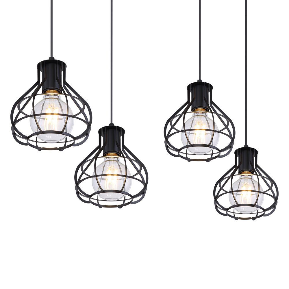 Käfig inklusive, Gitter Lampe Beleuchtung Ess Hänge Balken Spot Pendel Leuchtmittel etc-shop Zimmer nicht Pendelleuchte,