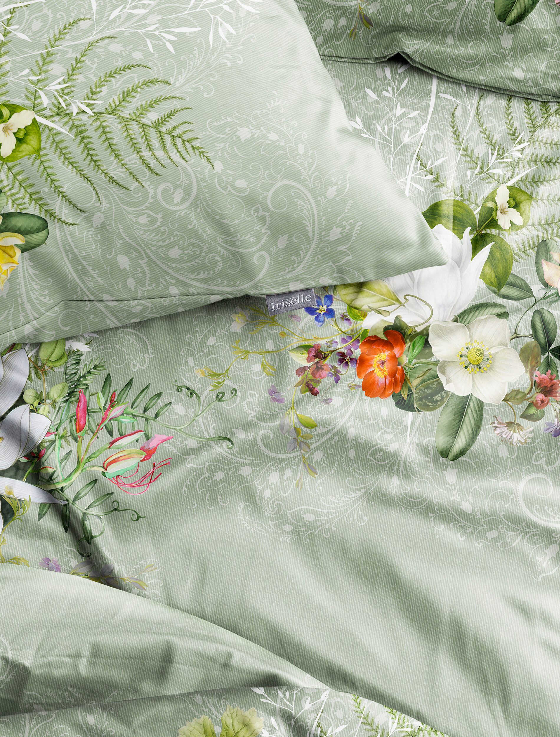 Irisette Bettwäsche Wave 8711, Mako-Satin, 2 teilig, anschmiegsam und atmungsaktiv, Ganzjahresqualität