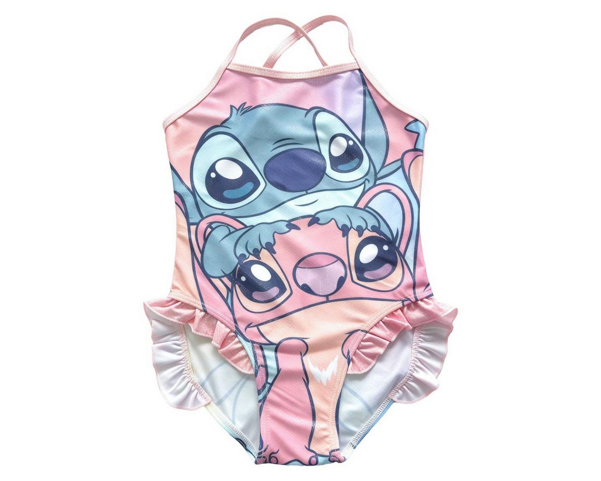 Disney Badeanzug Stitch Mädchen One Piece Badeanzug Urlaub Strand Schwimmbad (Packung)