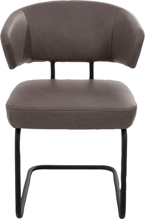 K+W Komfort & Wohnen Freischwinger Mikkado Tube (1 St), abgerundeter Rücken, Rundrohrgestell, Abstandshalter, Sitzkomfort