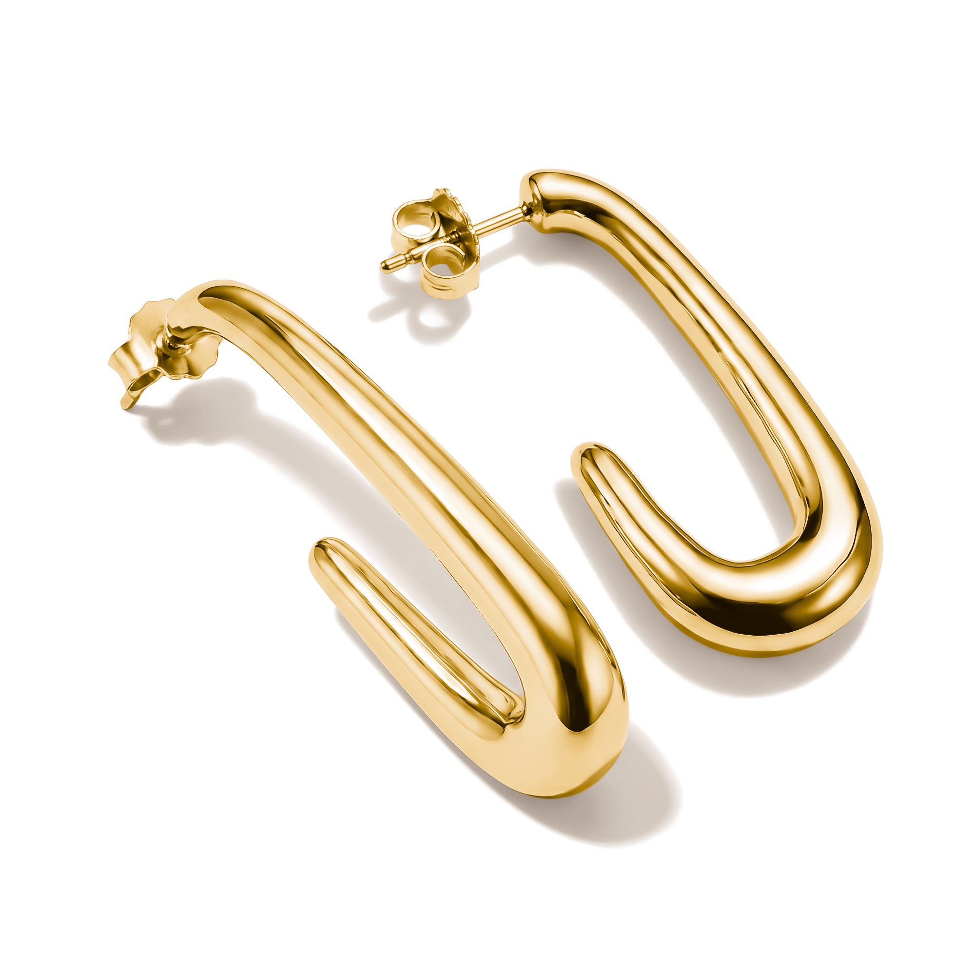 THOMAS SABO Paar Creolen Hook Creolen gelbgoldfarben