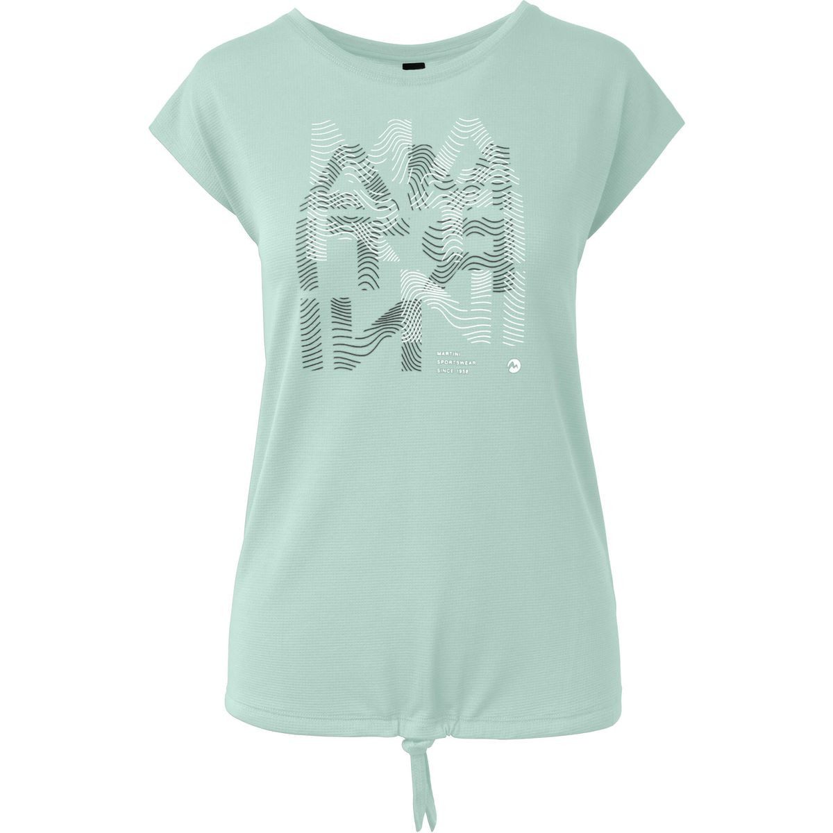 MARTINI Kurzarmshirt Alpmate Flow Shirt W Perfektes Shirt für Outdoor-Aktivitäten, das Komfort, Funktionalität