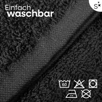Slummer Waschhandschuh 10er Set Waschlappen 15x21 cm, (Set, 10-St), Oekotex zertifizierte Baumwolle