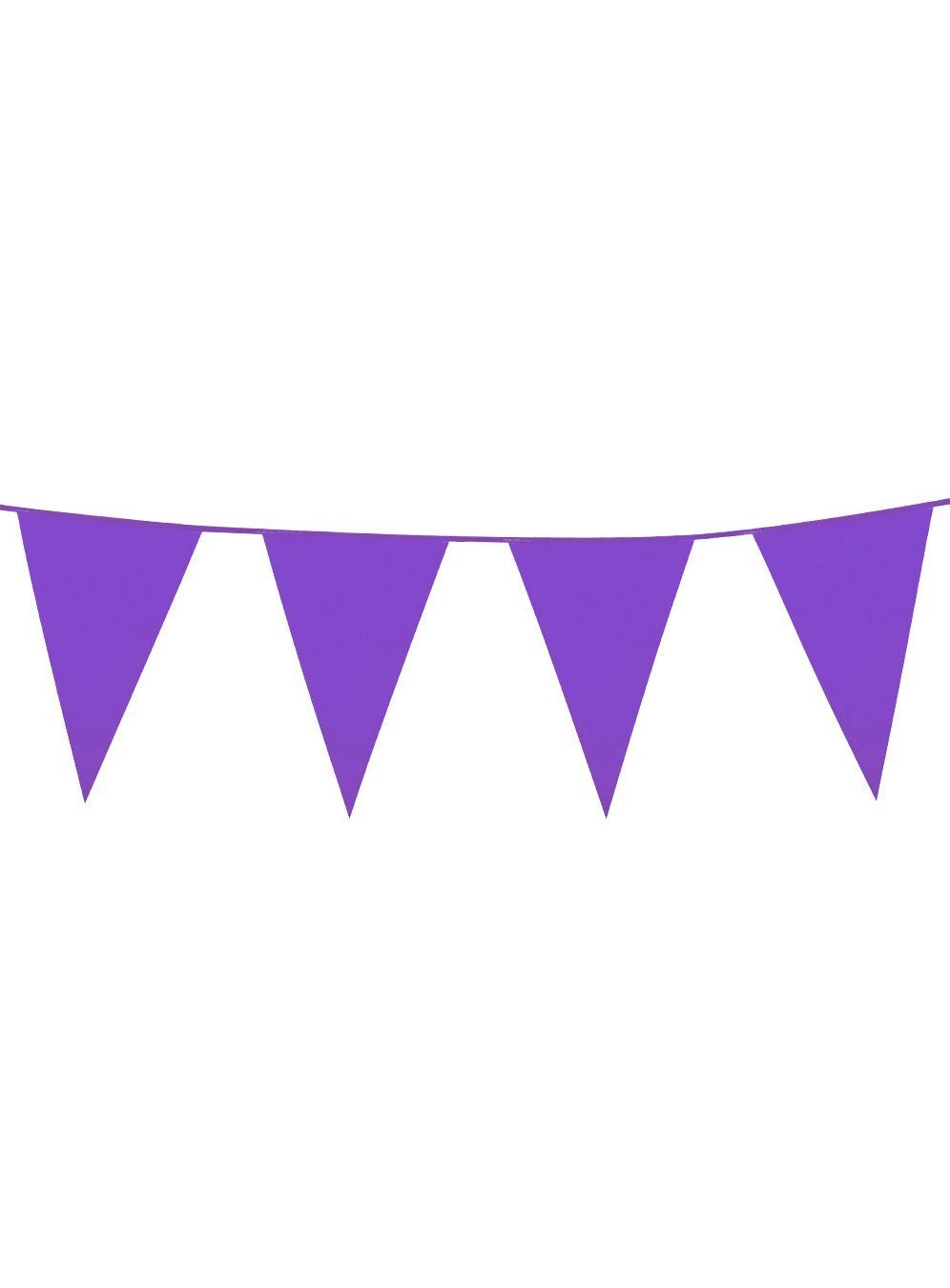 Boland Hängedekoration Lila Wimpelkette 10 m, Raumdekoration für Geburtstage, Mottopartys und Events!