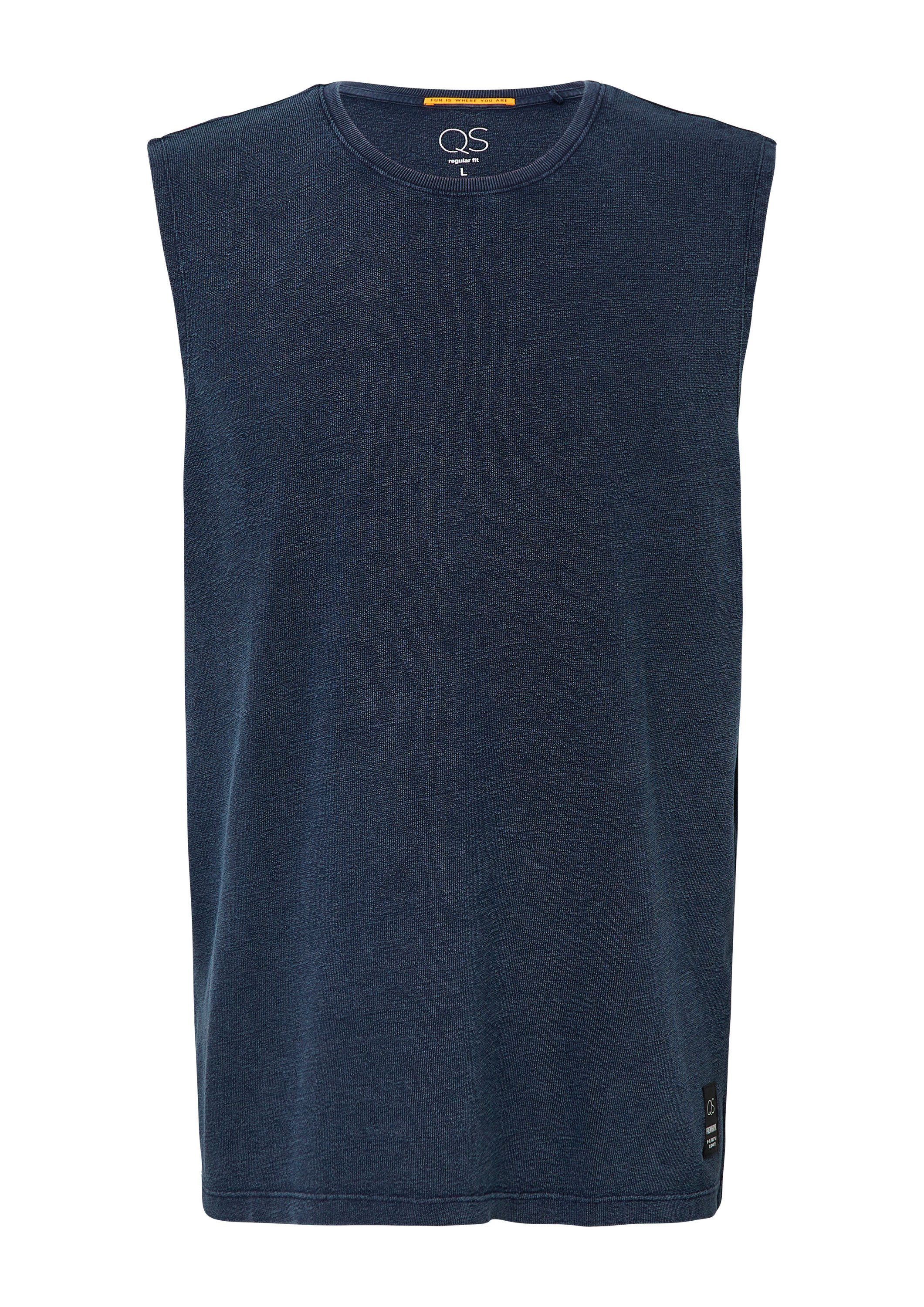 QS Muskelshirt T-Shirt Gewaschenes Tanktop aus Strukturjersey günstig online kaufen
