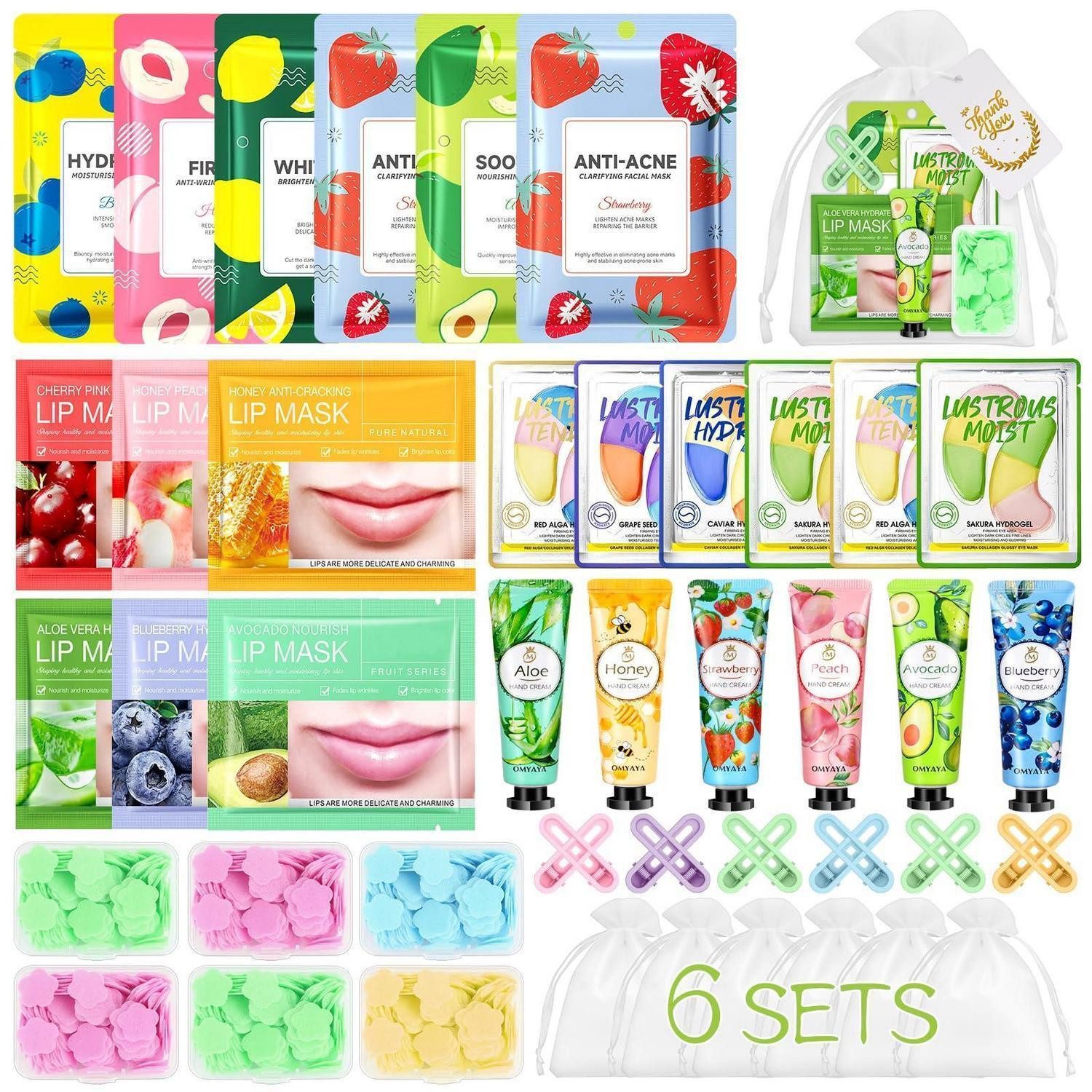 LuxusKollektion Pflege-Geschenkset Spa Party Set Teenager Mädchen Geschenkset 48 Teile
