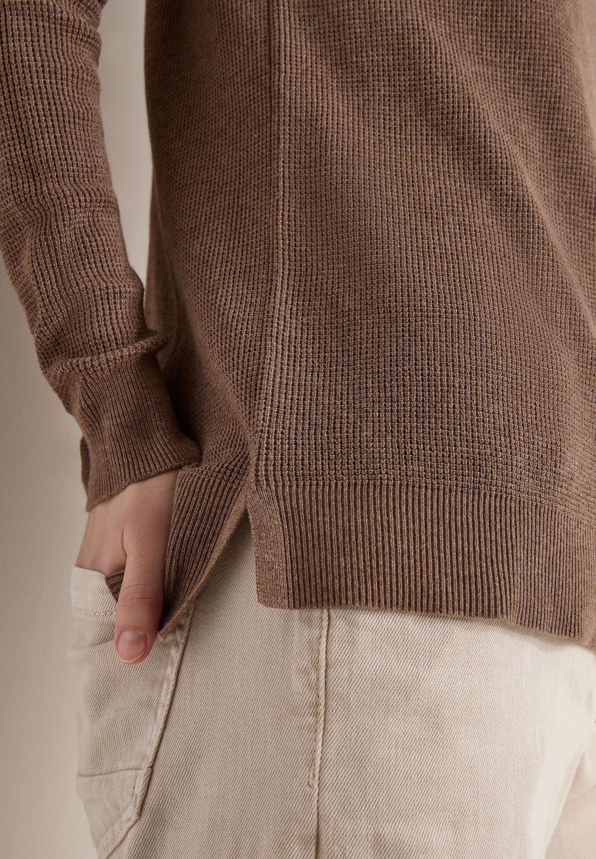 CECIL Strickpullover mit U-Boot-Ausschnitt