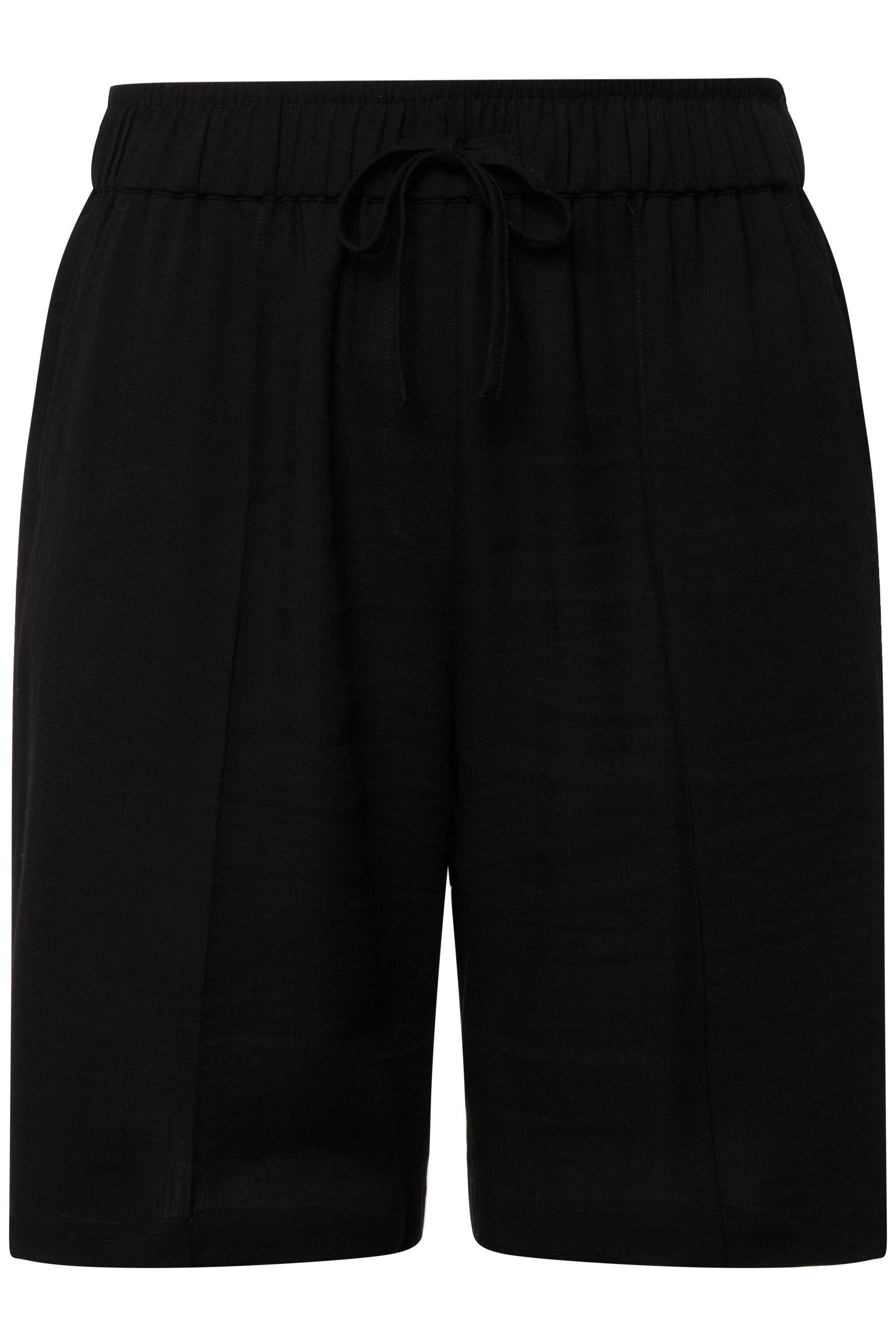 Ulla Popken Shorts Shorts weites Bein Biesen Elastikbund günstig online kaufen