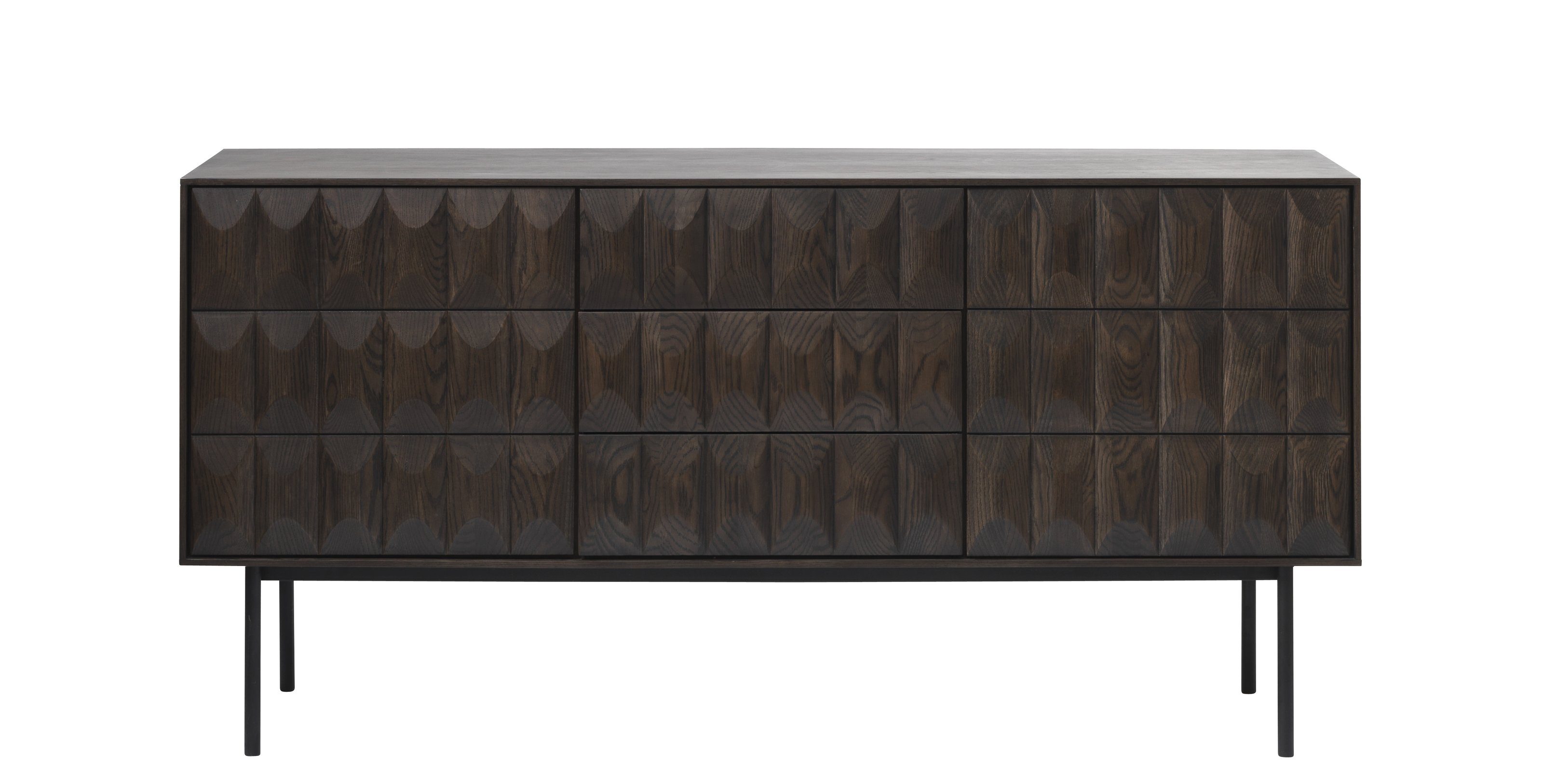 möbelando Sideboard LATINA (B/H/T: 160x79x45 cm), 160 x 79 x 45 cm (B/H/T)