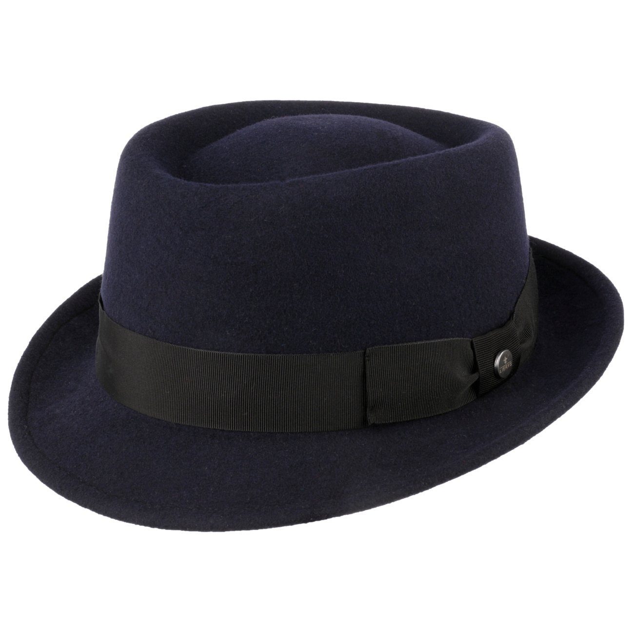 Lierys Fedora (1-St) Fedora mit Ripsband, Made in Italy