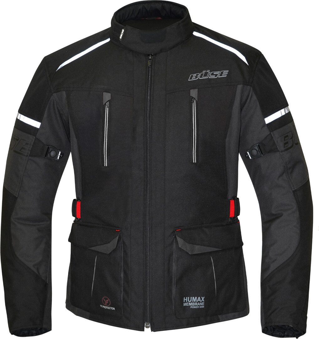 Büse Motorradjacke Rider wasserdichte Damen Motorrad Textiljacke herausnehmbares Innenfutter,wasserdicht