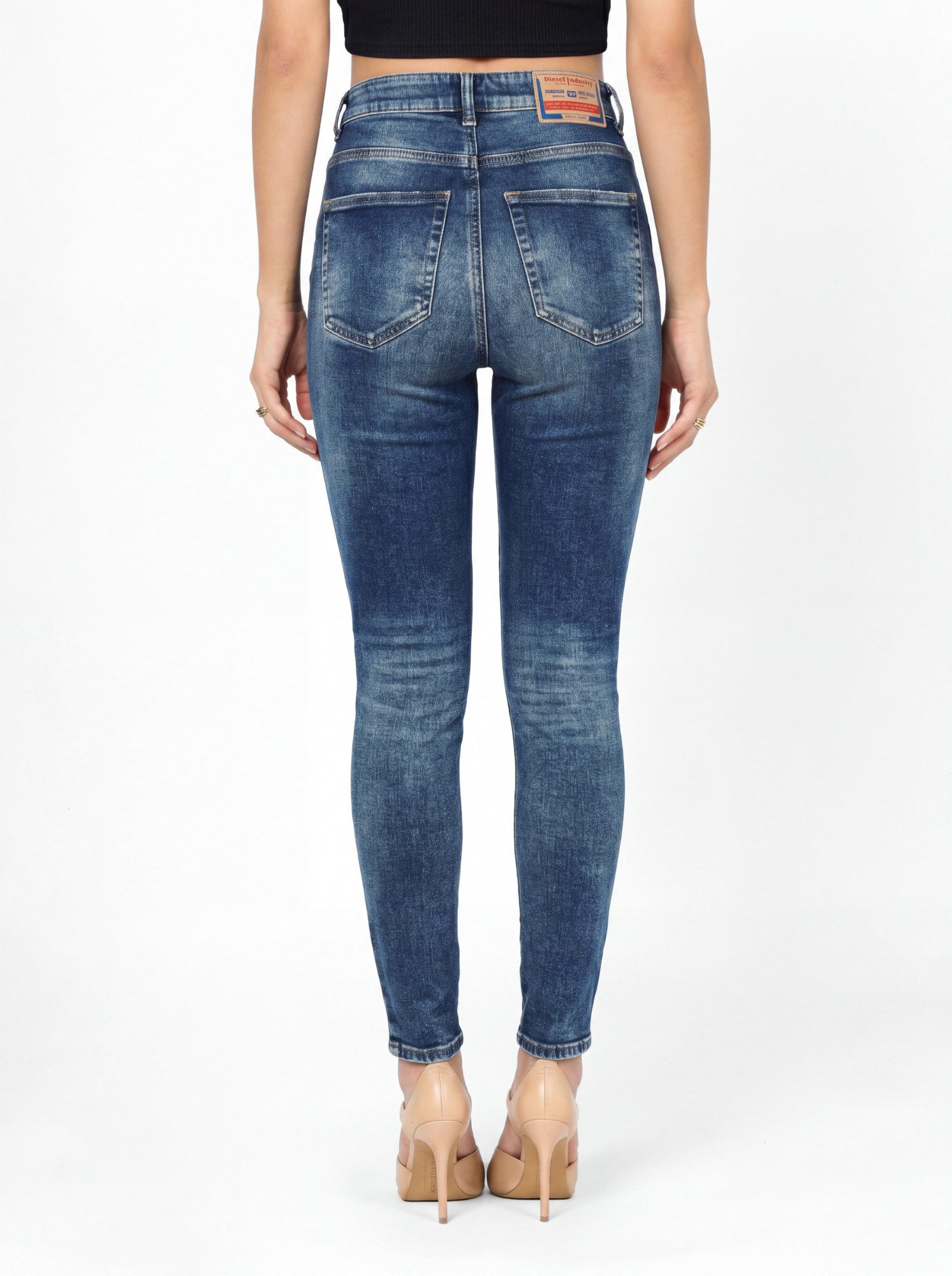 Diesel Skinny-fit-Jeans High Waist - 1984 SLANDY-HIGH Knöchelfrei, Hoher Stretch
