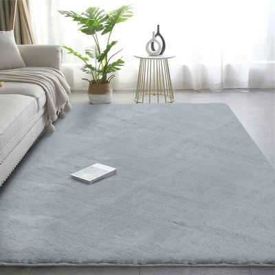 Fellteppich Kunstfell teppich, MULISOFT, rechteckig - M, Höhe: 22 mm, Super Soft Shaggy Teppich 80 x 150 cm