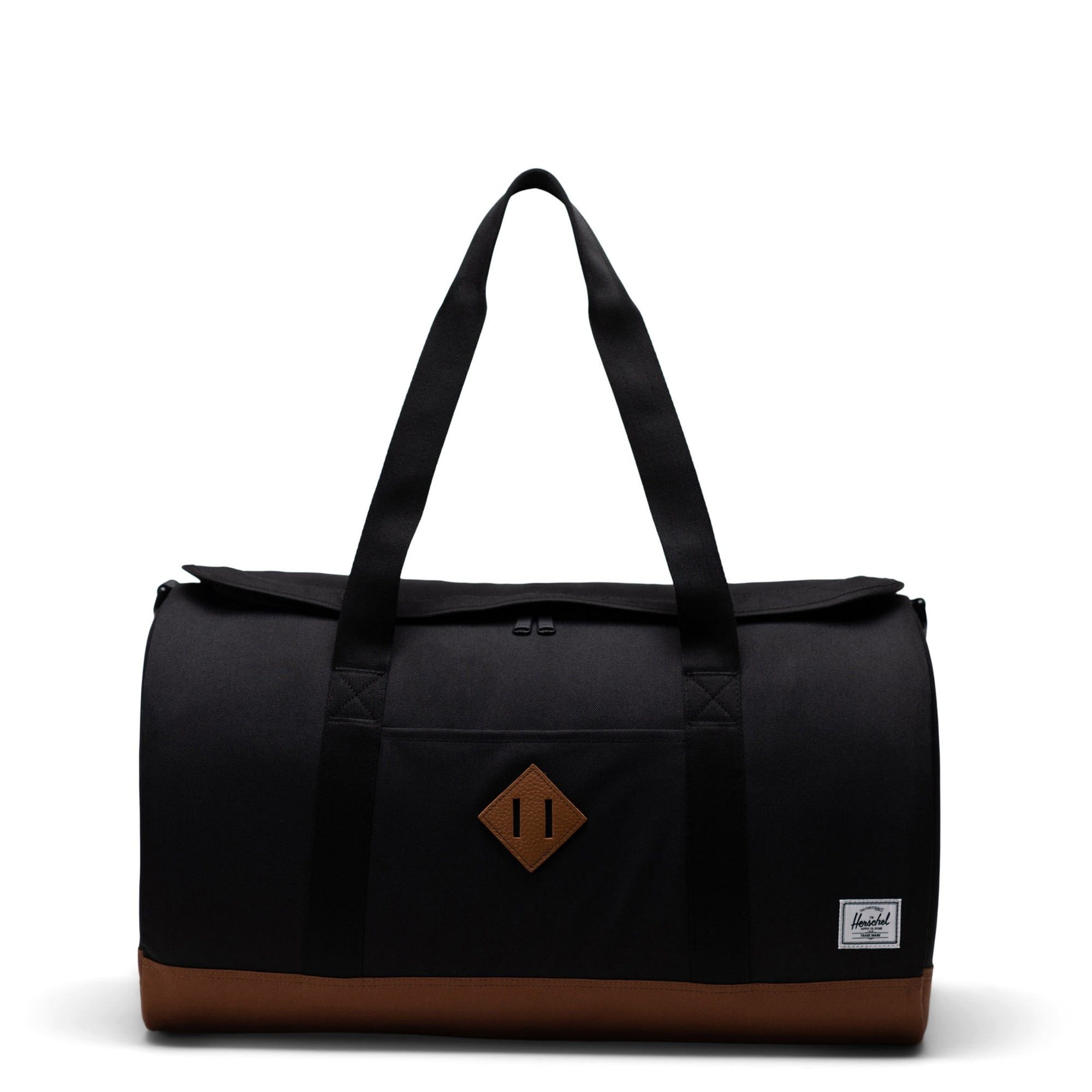 Herschel Reisetasche Heritage Duffle - Reisetasche 52 cm (black/saddle brown)