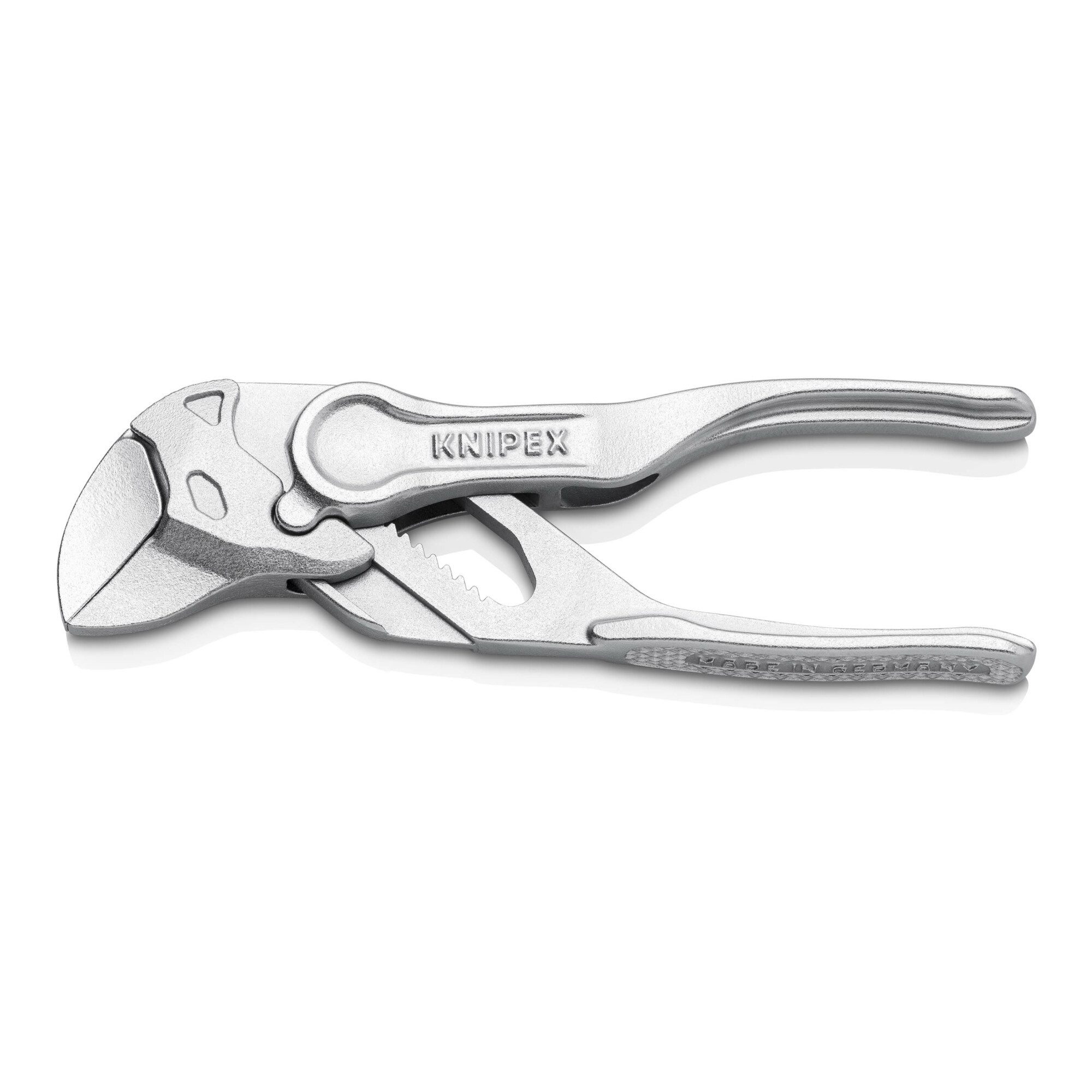 Knipex Wasserpumpenzange KNIPEX 86 04 100 Zangenschlüssel XS Zange und Schraubenschlüssel in ei