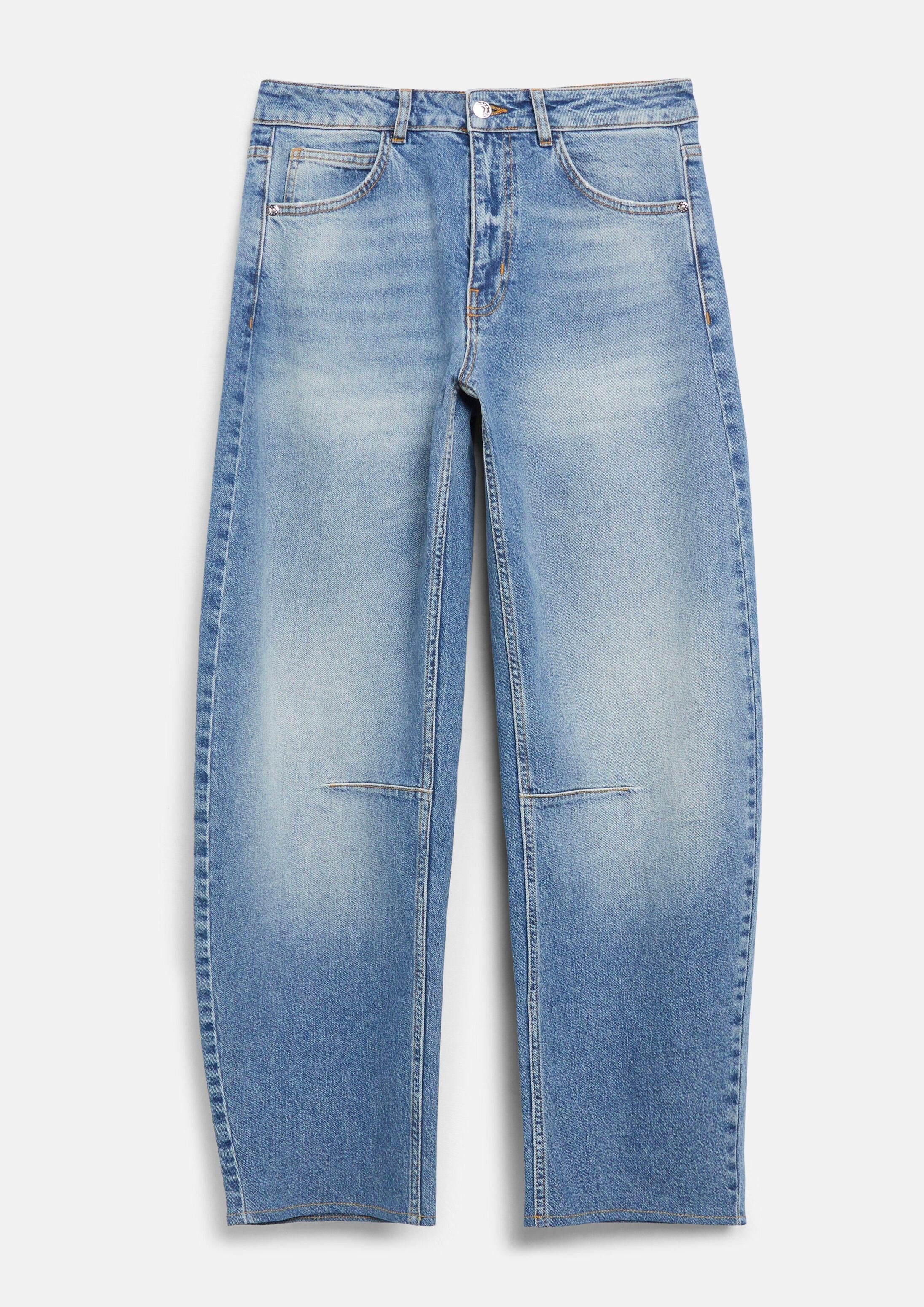 comma Regular-fit-Jeans Jeans-Hose Barrel Leg Denim