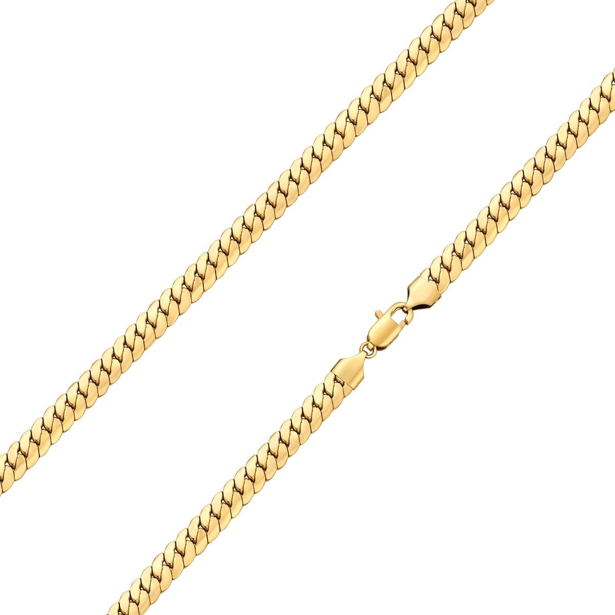 True Rebels Edelstahlkette gelbgold