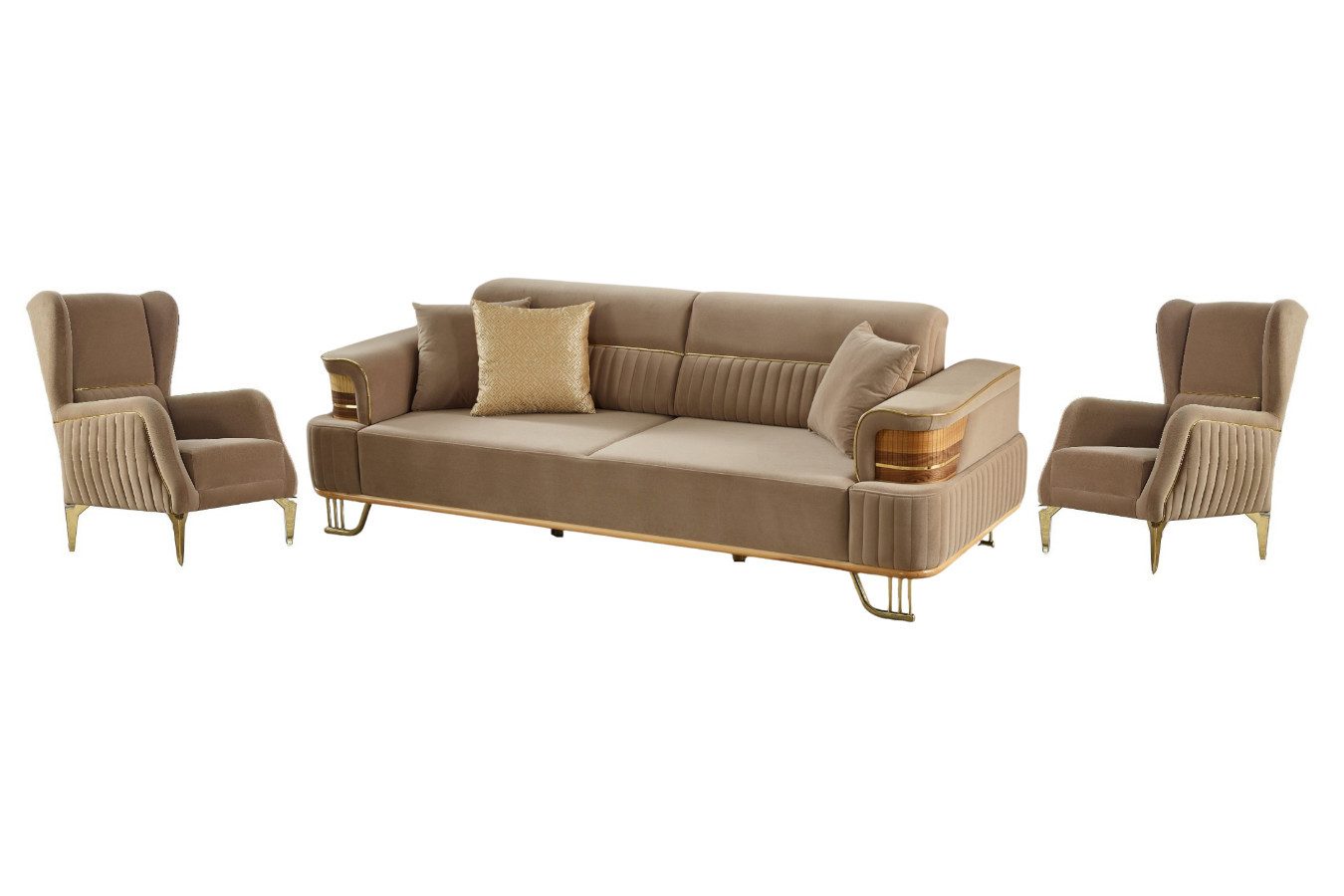 Villa Möbel Polstergarnitur Braga, (Set, 3-tlg), günstig online kaufen